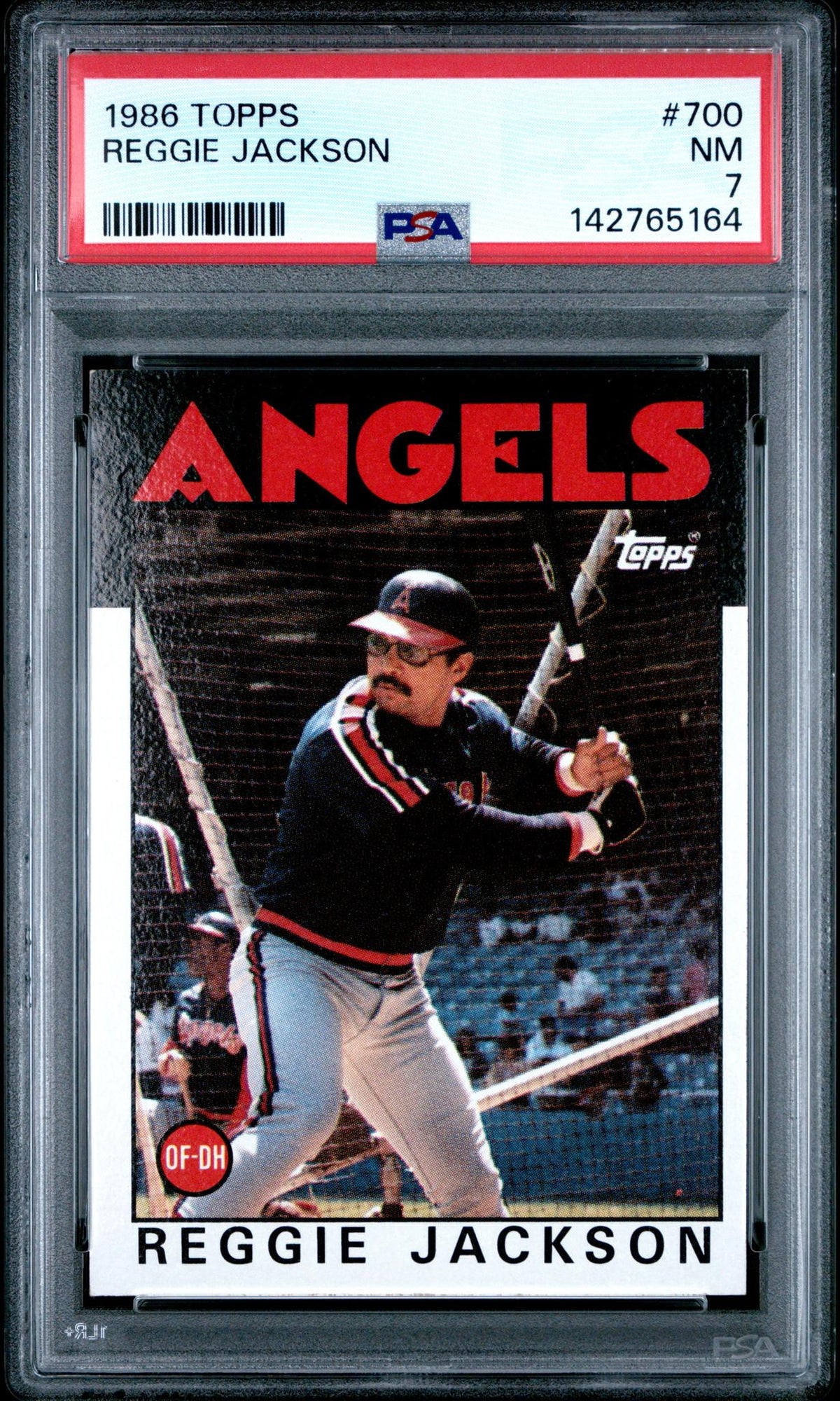 1986 Topps Reggie Jackson #700 PSA 7