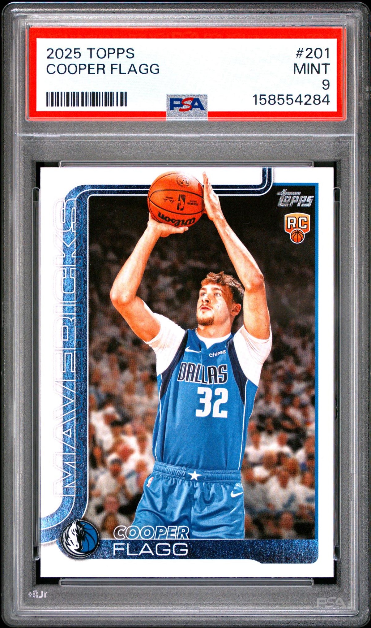 2025 Topps Cooper Flagg #201 PSA 9