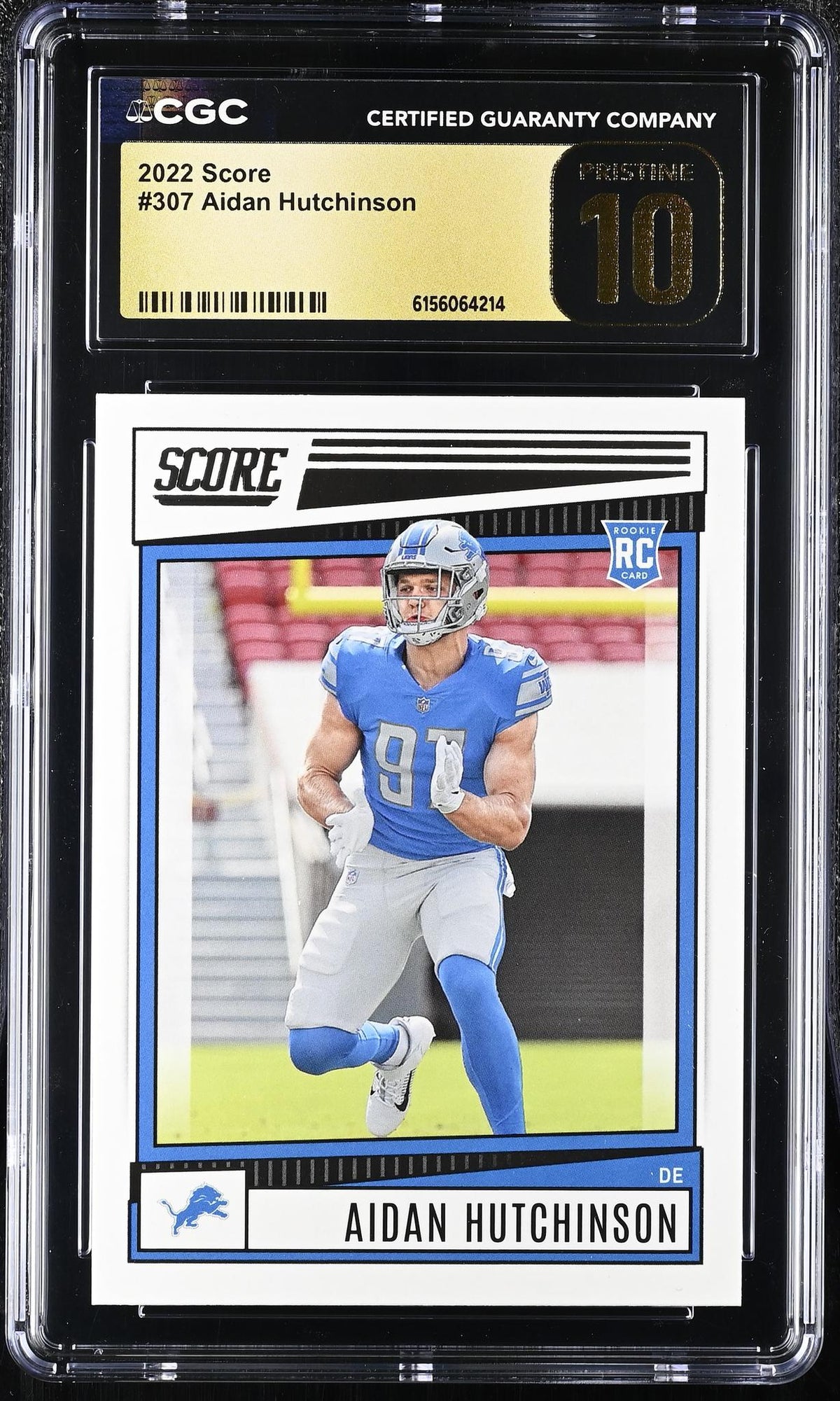 2022 Score #307 Aidan Hutchinson CGC 10