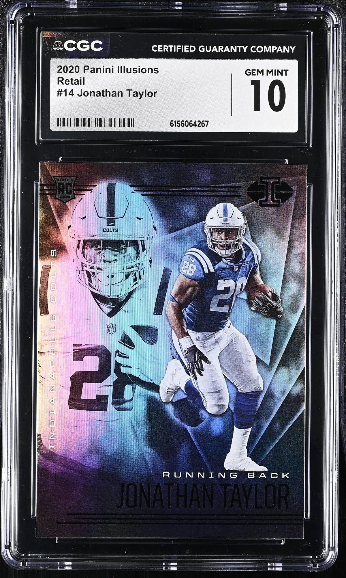 2020 Panini Illusions #14 Jonathan Taylor CGC 10