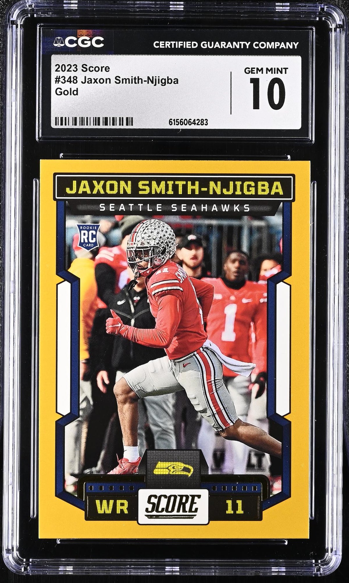2023 Score #348 Jaxon Smith-Njigba Gold CGC 10