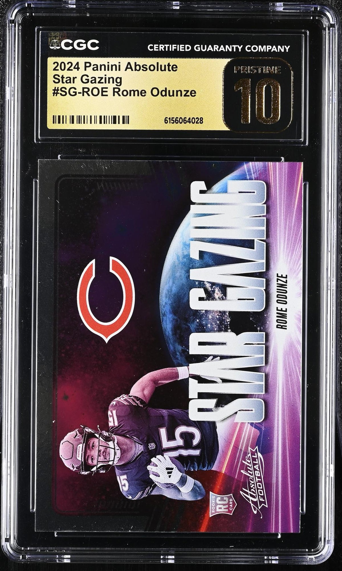 2024 Absolute #SG-ROE Rome Odunze Star Gazing CGC 10