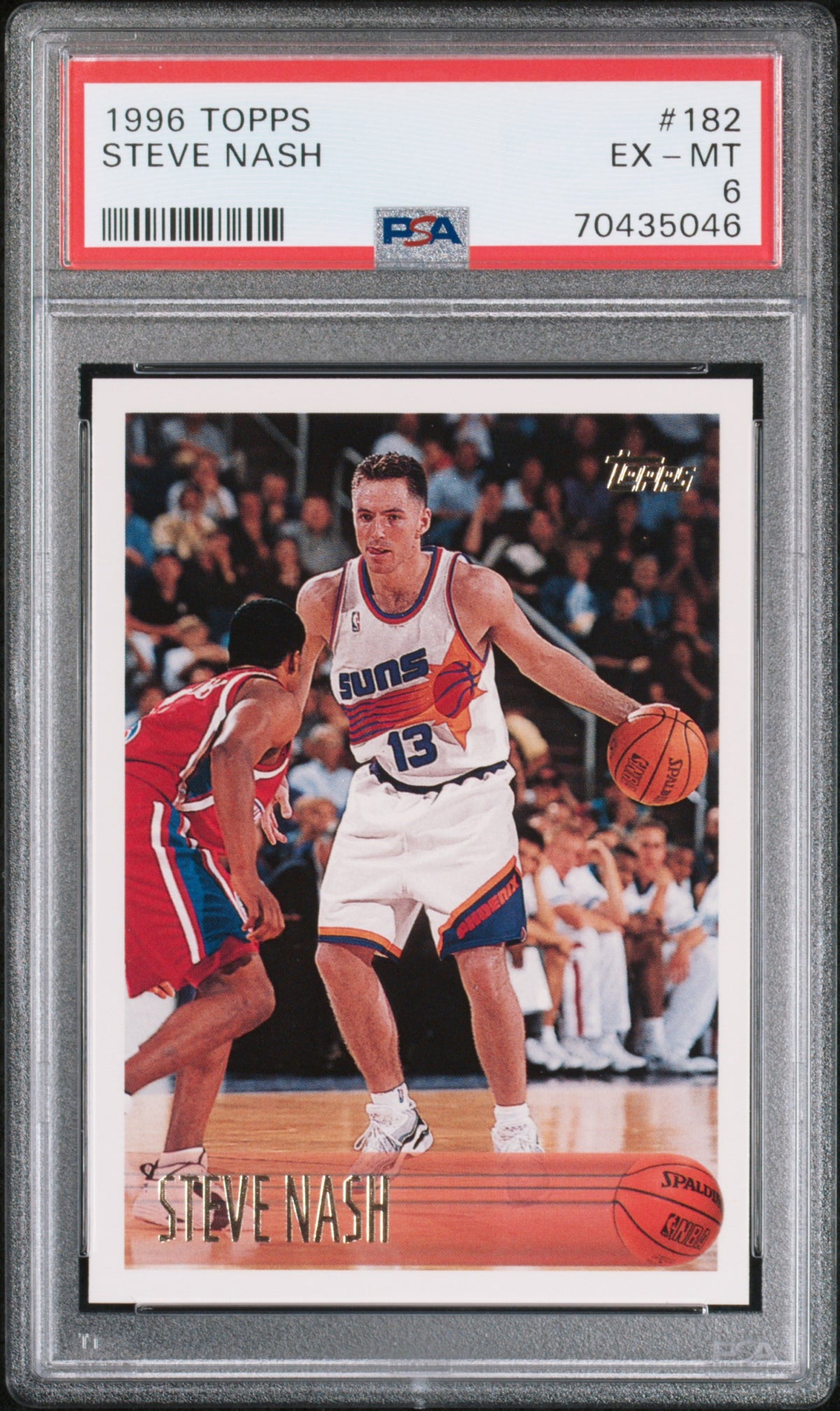 1996 Topps Steve Nash #182 PSA 6