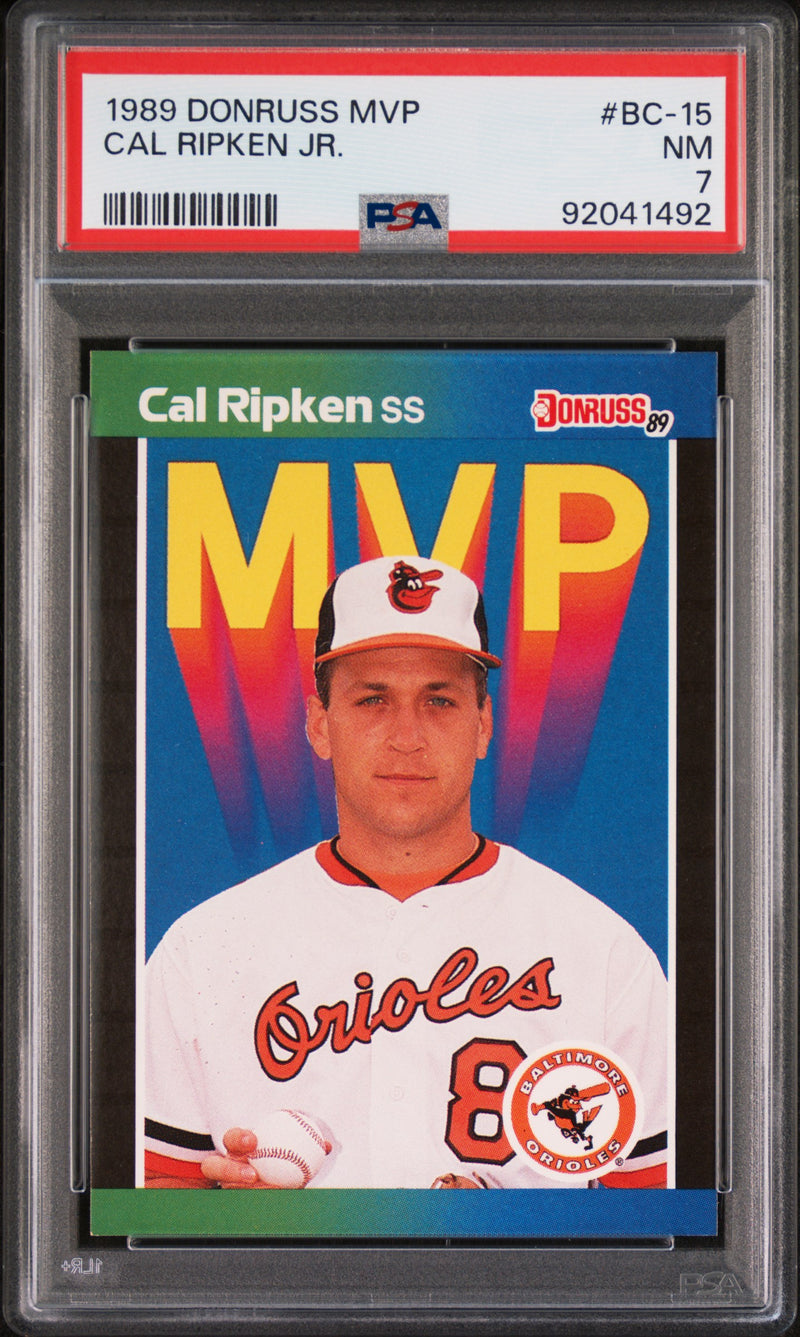 1989 Donruss Bonus MVP Cal Ripken Jr. #BC15 PSA 7