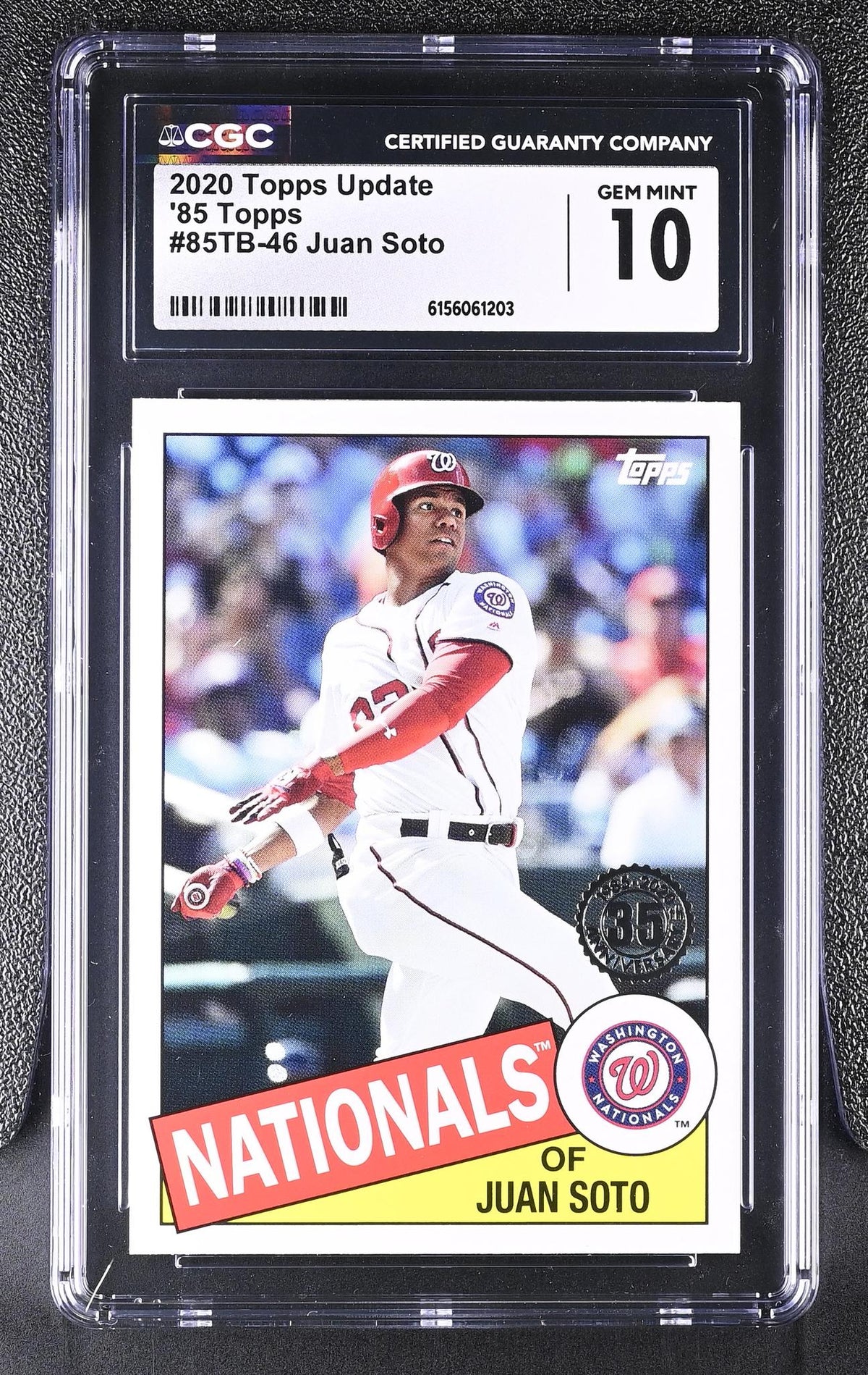 2020 Topps #85TB-46 Juan Soto '85 Topps CGC 10