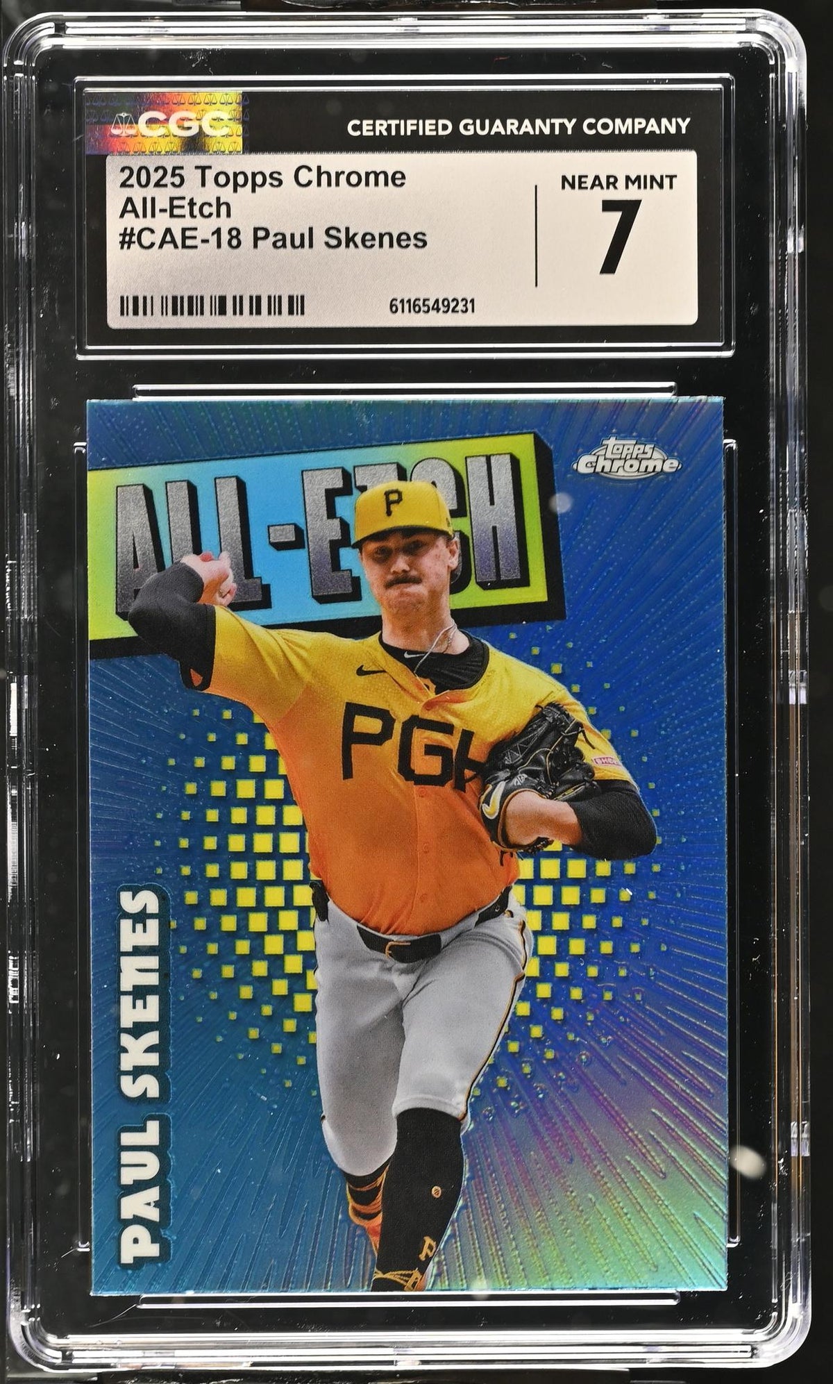 2025 Topps Chrome #CAE-18 Paul Skenes All-Etch CGC 7