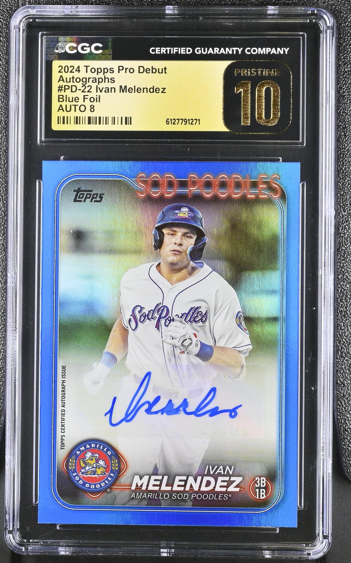 2024 Pro Debut #PD-22 Ivan Melendez Autographs /150 Auto CGC 10