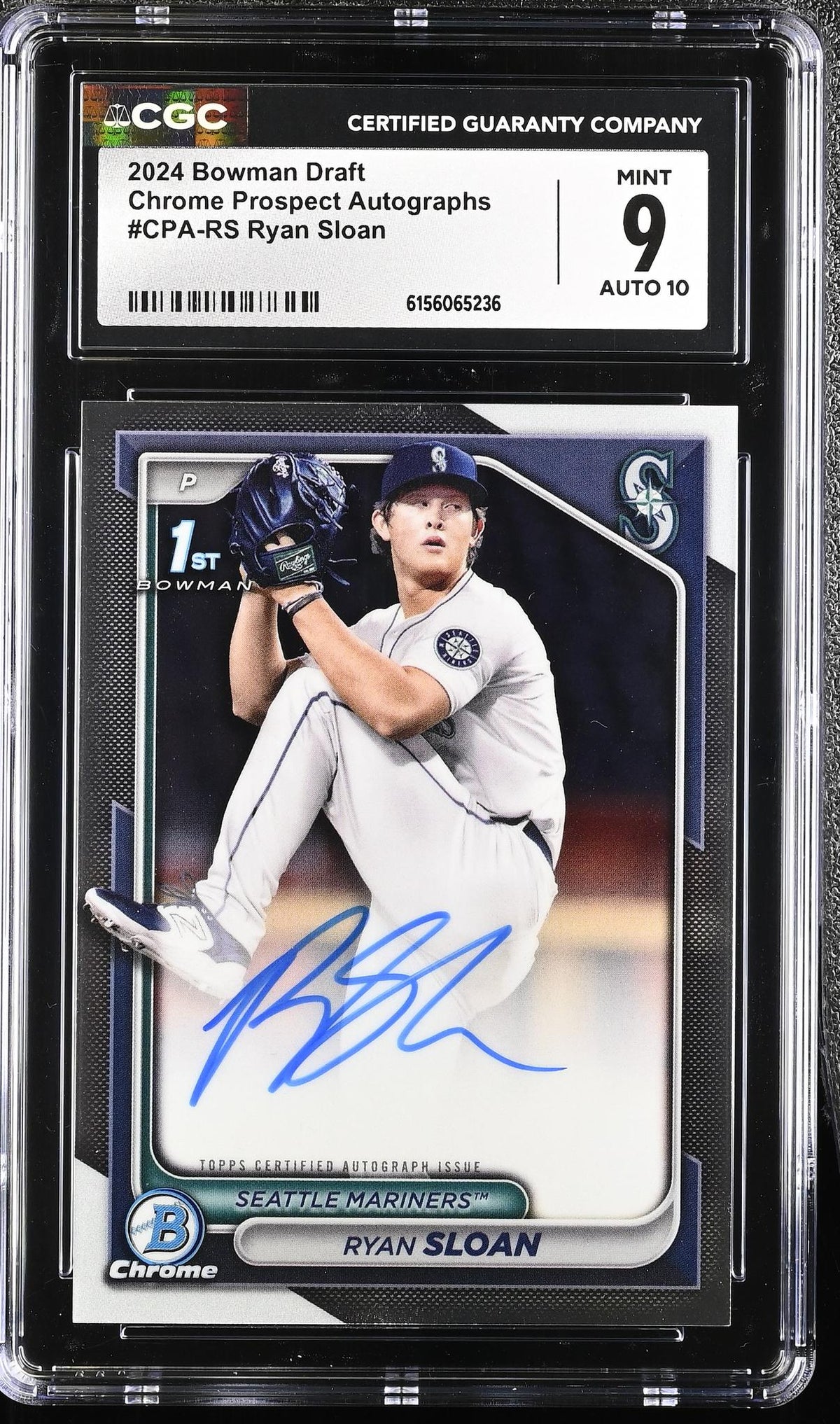 2024 Bowman #CPA-RS Ryan Sloan Chrome Prospect Autographs Auto CGC 9