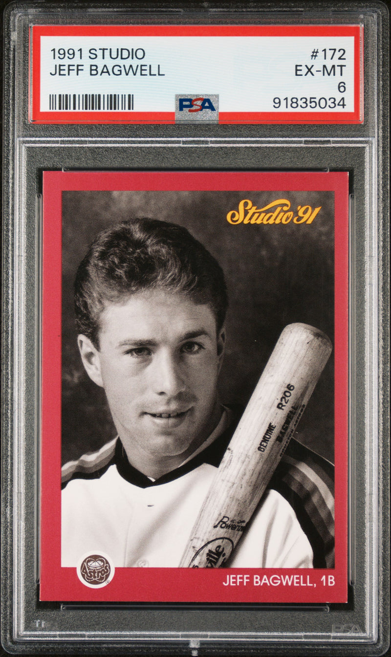 1991 Studio Jeff Bagwell #172 PSA 6