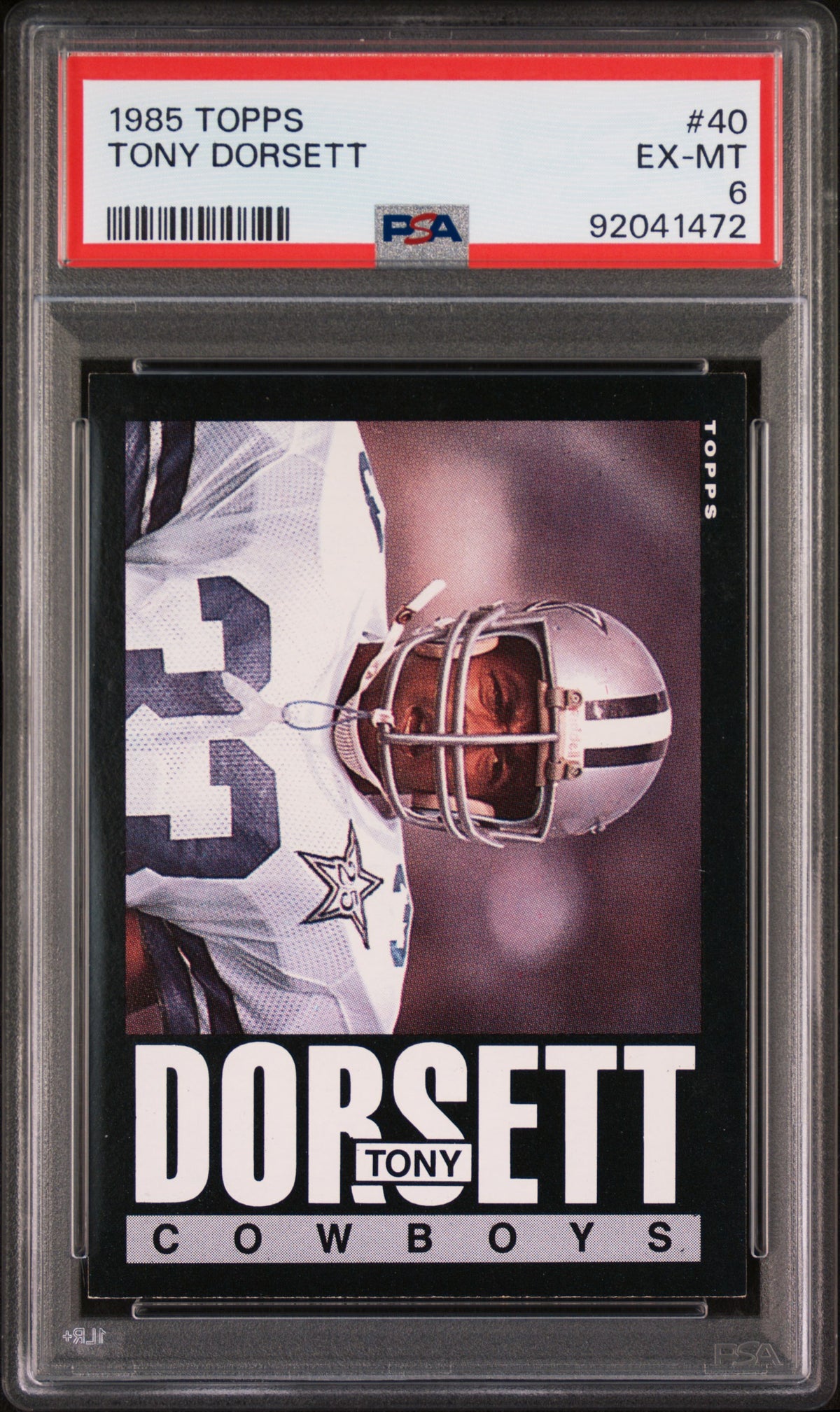 1985 Topps Tony Dorsett #40 PSA 6