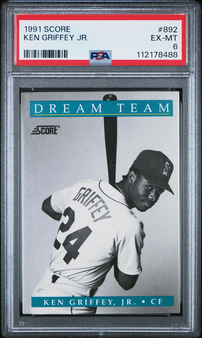 1991 Score Dream Team Ken Griffey #892 PSA 6