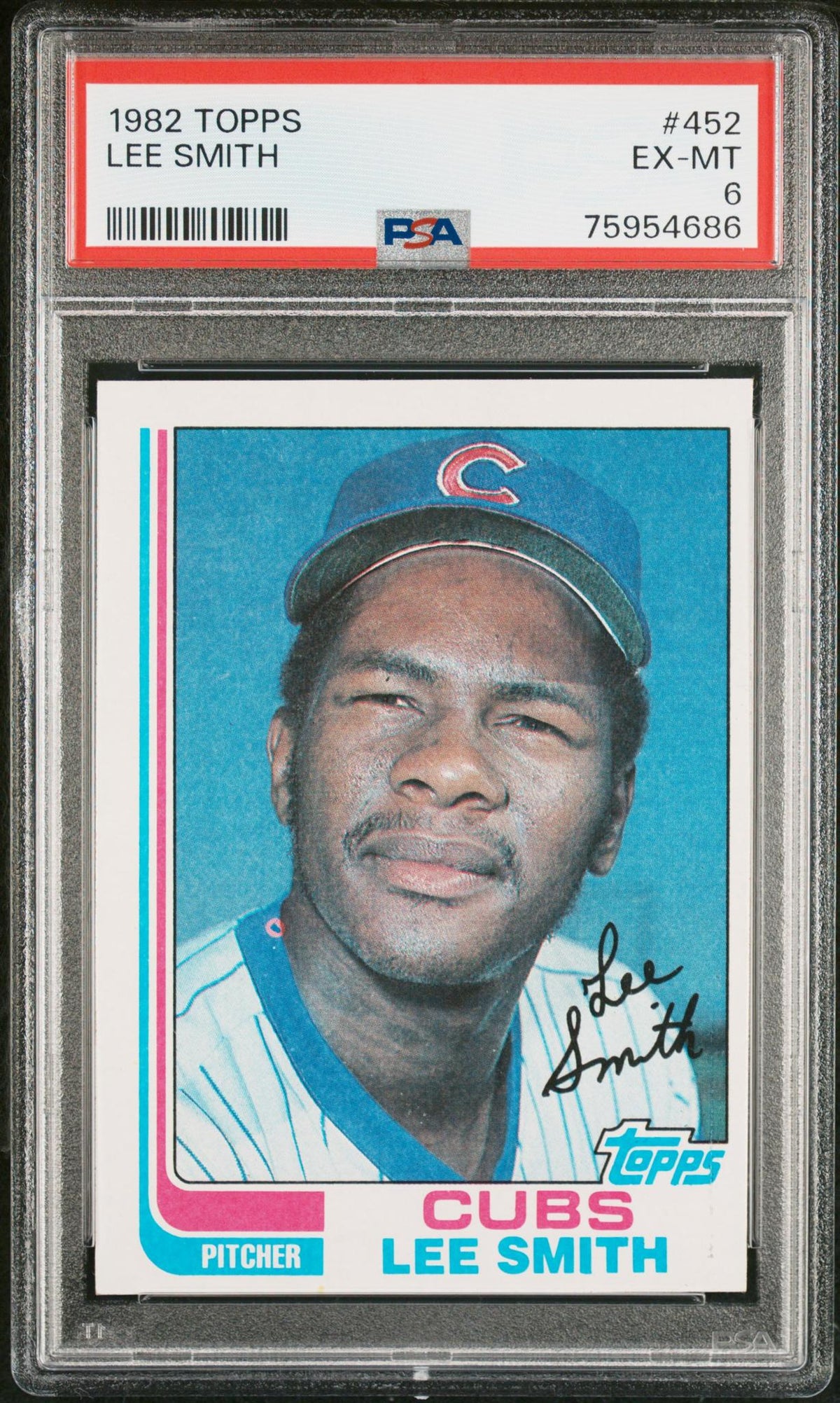 1982 Topps Lee Smith #452 PSA 6