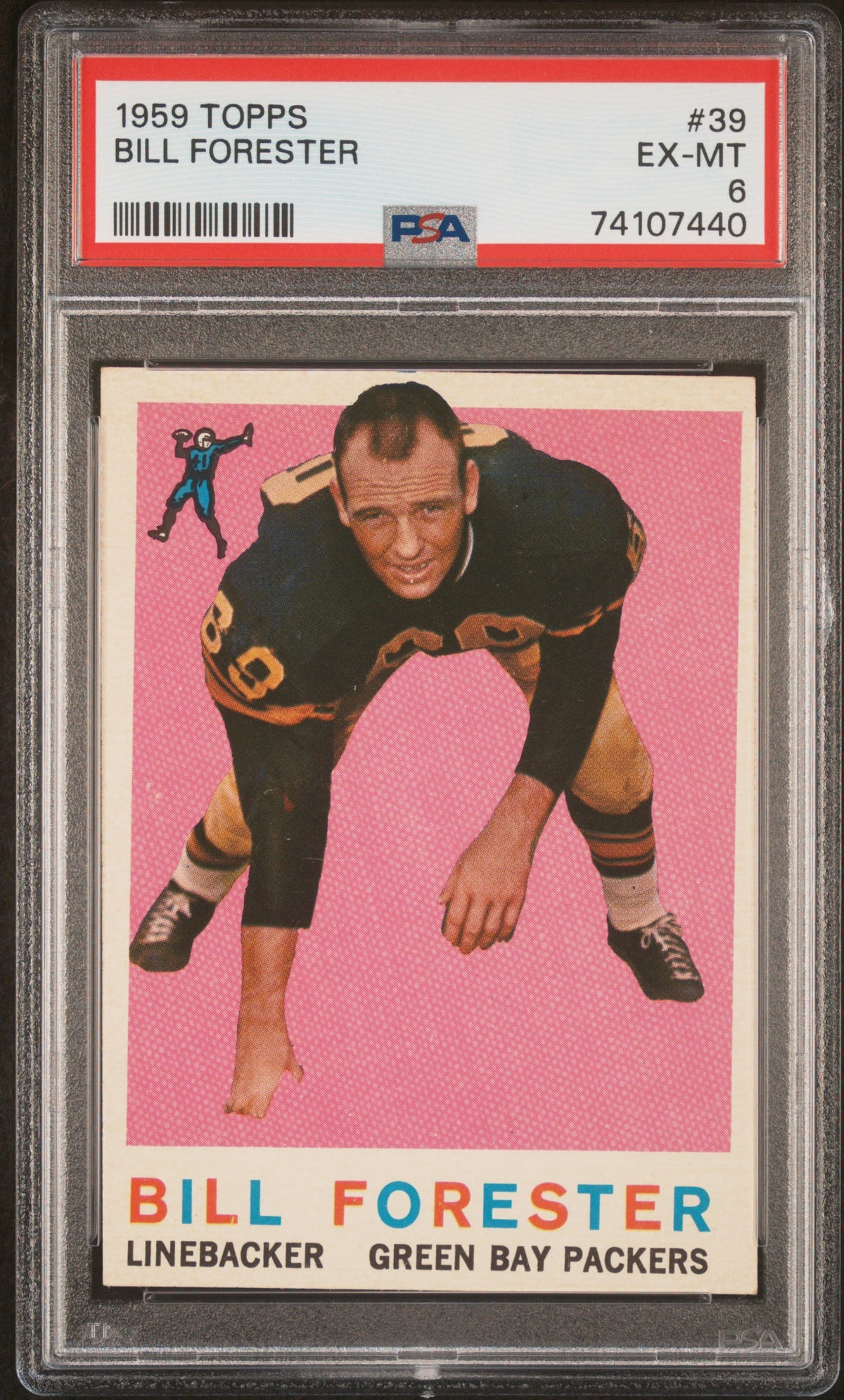 1959 Topps Bill Forester #39 PSA 6