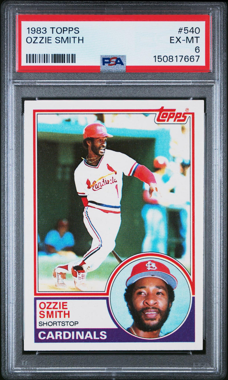 1983 Topps Ozzie Smith #540 PSA 6