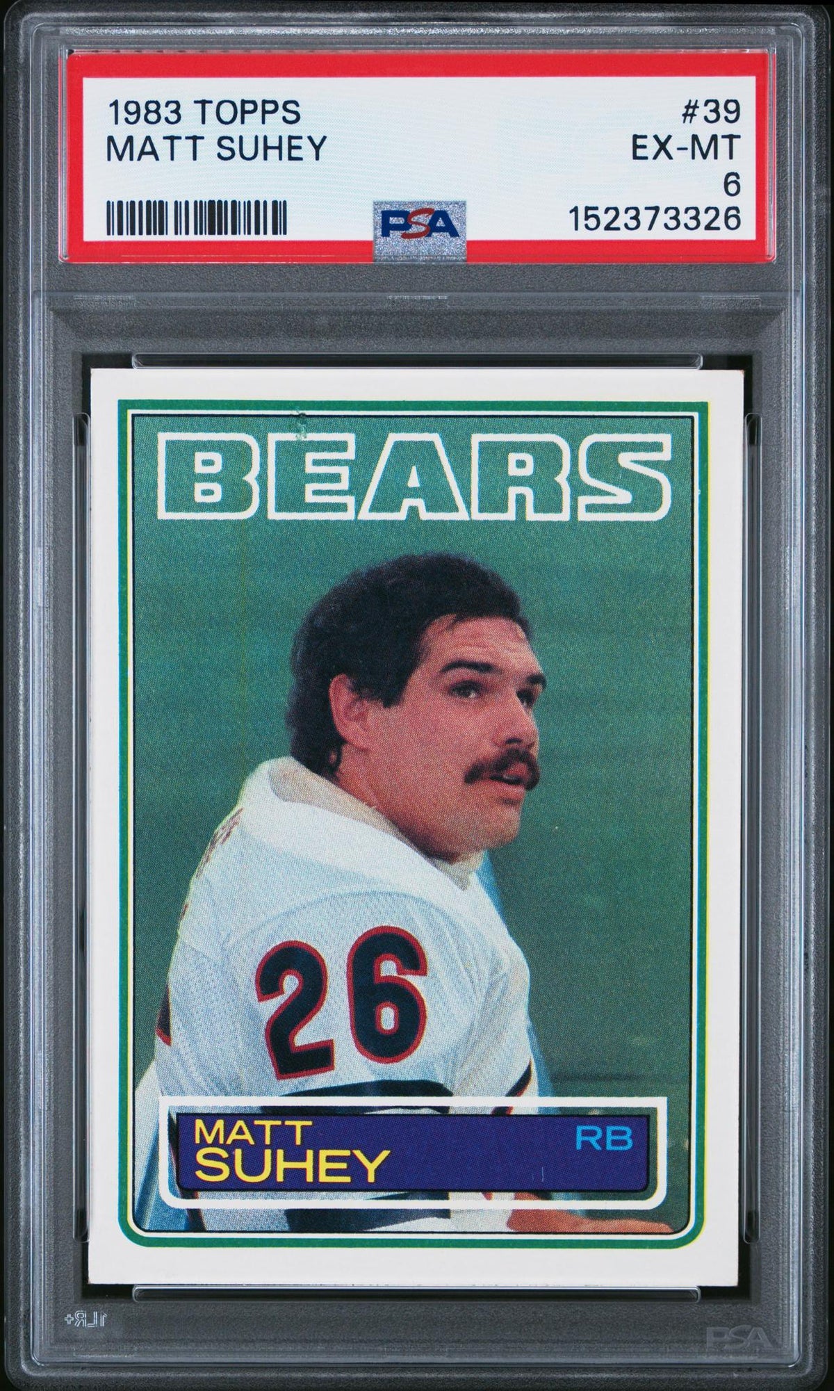 1983 Topps Matt Suhey #39 PSA 6