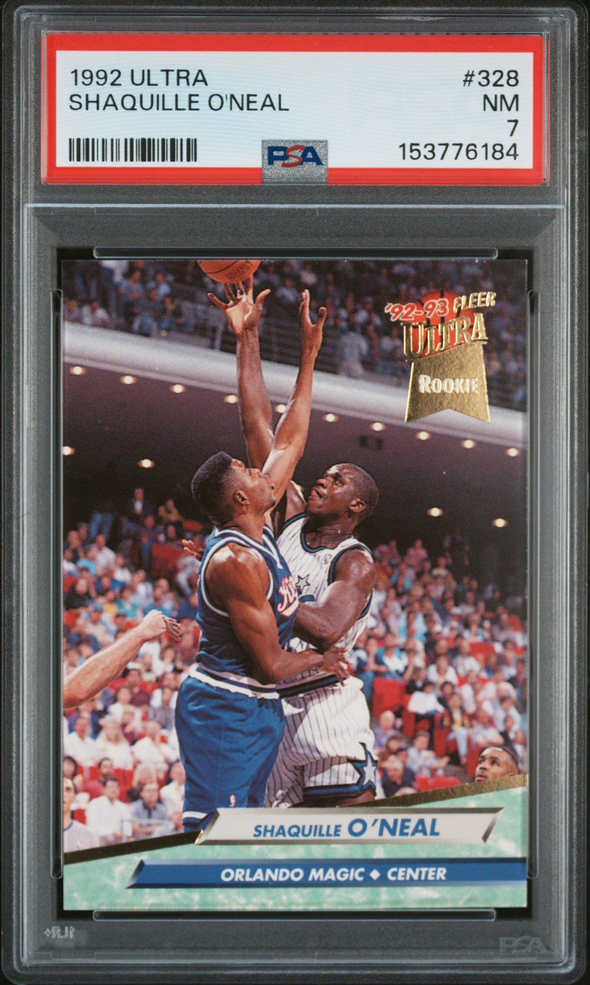 1992 Ultra Shaquille O'Neal #328 PSA 7