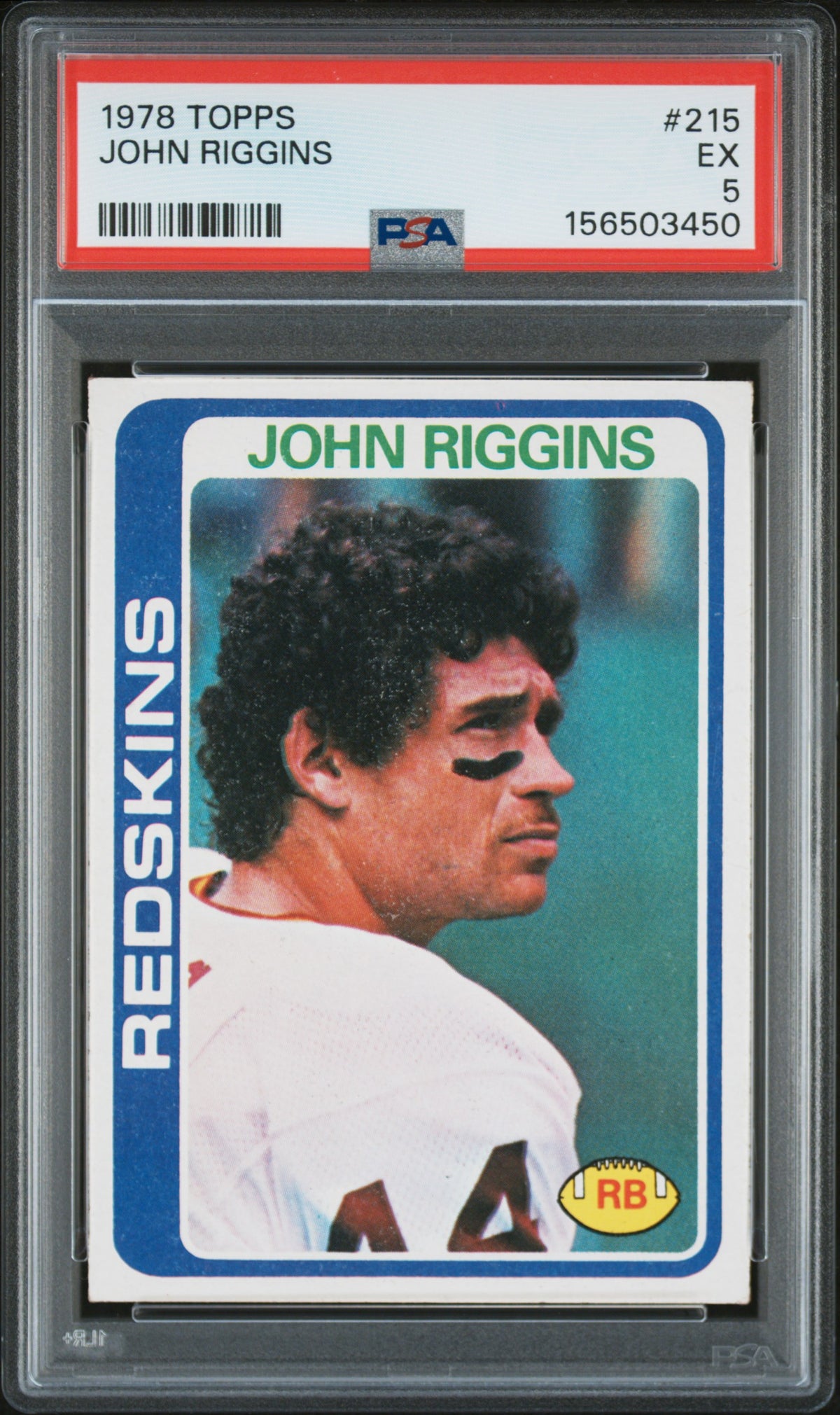 1978 Topps John Riggins #215 PSA 5