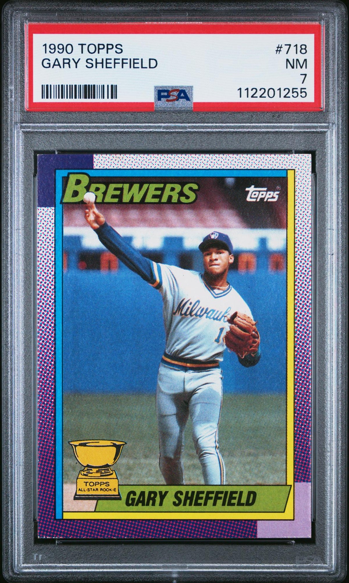 1990 Topps Gary Sheffield #718 PSA 7