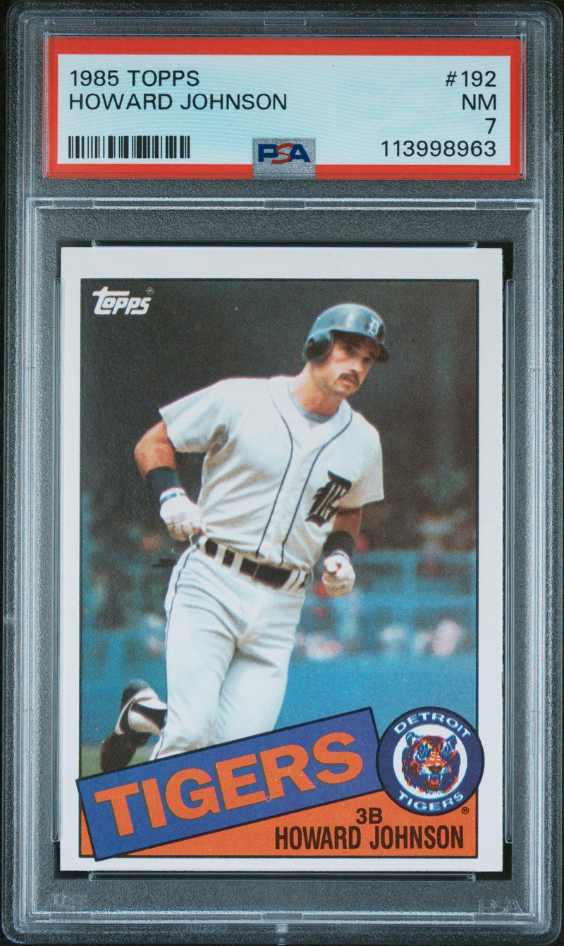 1985 Topps Howard Johnson #192 PSA 7