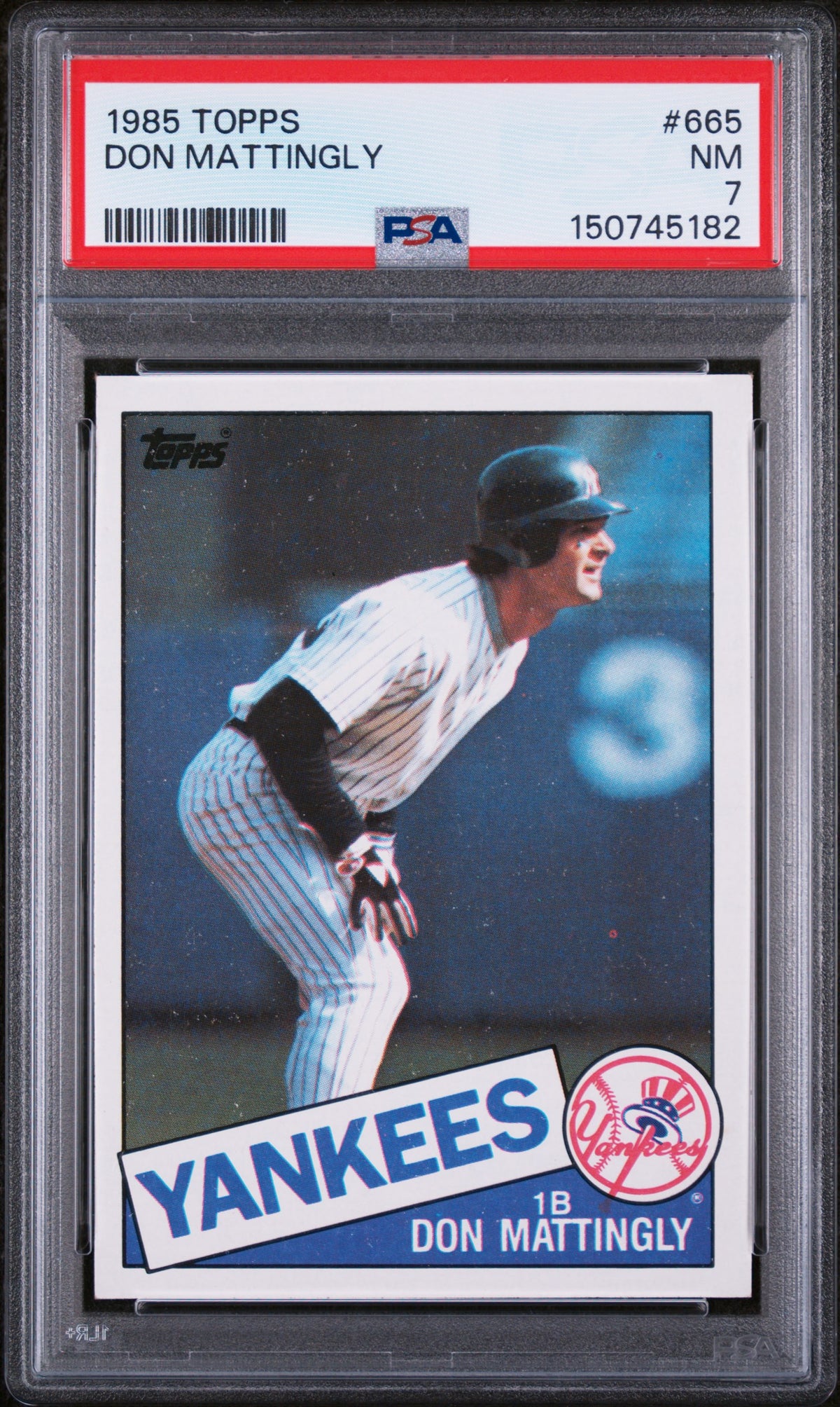 1985 Topps Don Mattingly #665 PSA 7