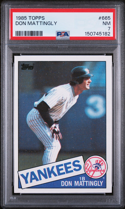 1985 Topps Don Mattingly #665 PSA 7