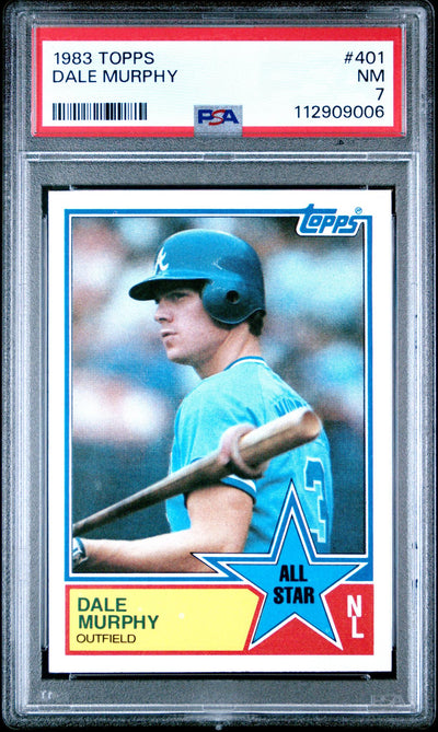 1983 Topps Dale Murphy All Star #401 PSA 7