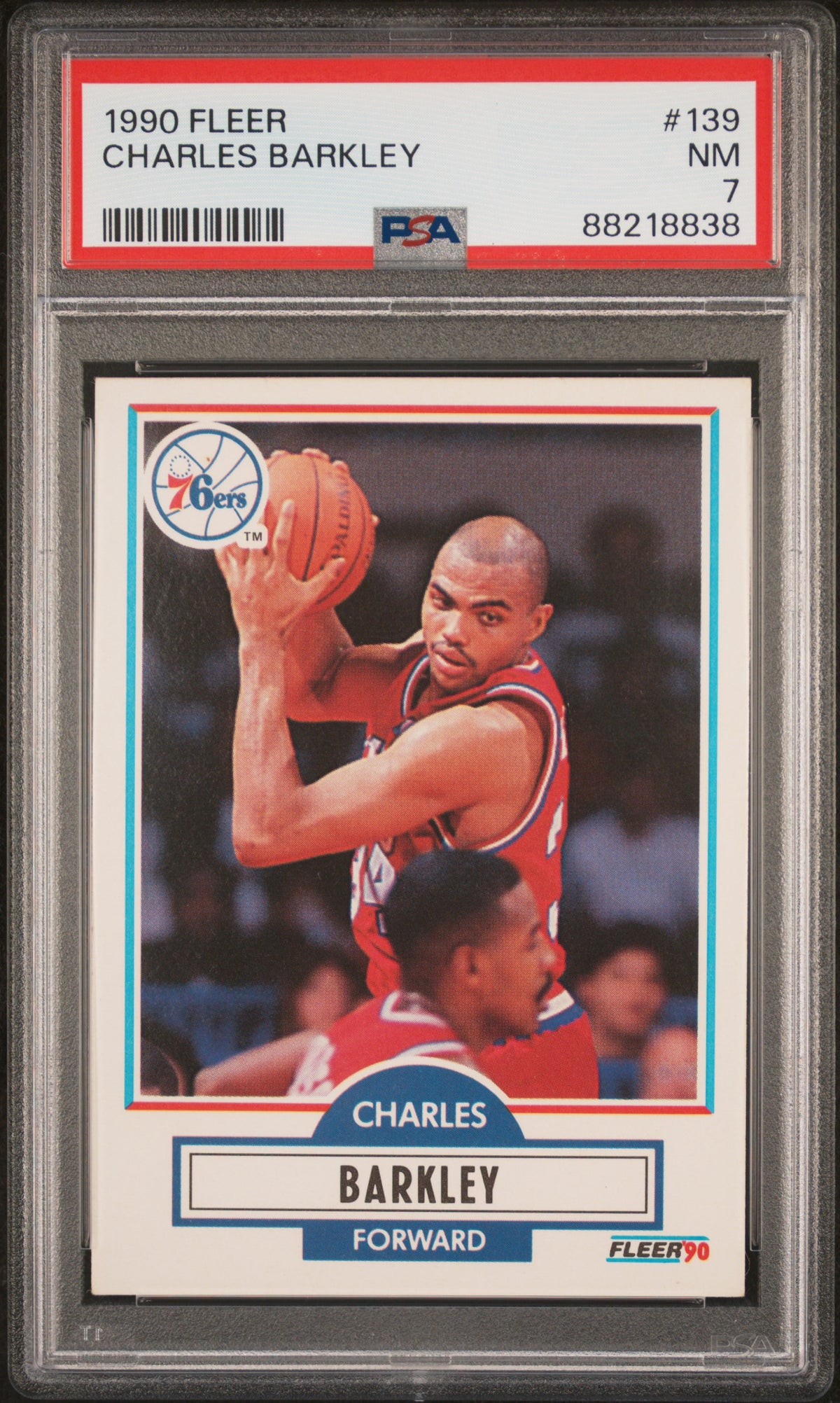 1990 Fleer Charles Barkley #139 PSA 7