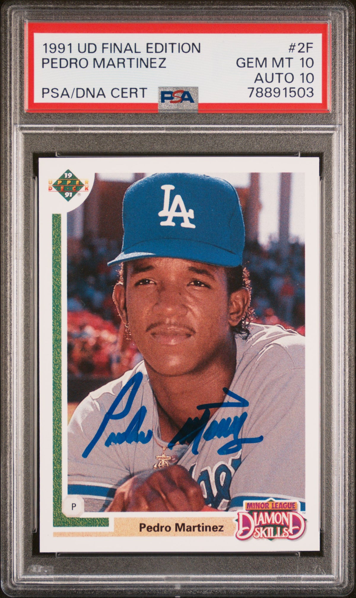 1991 Upper Deck Final Edition Pedro Martinez #2F PSA 10