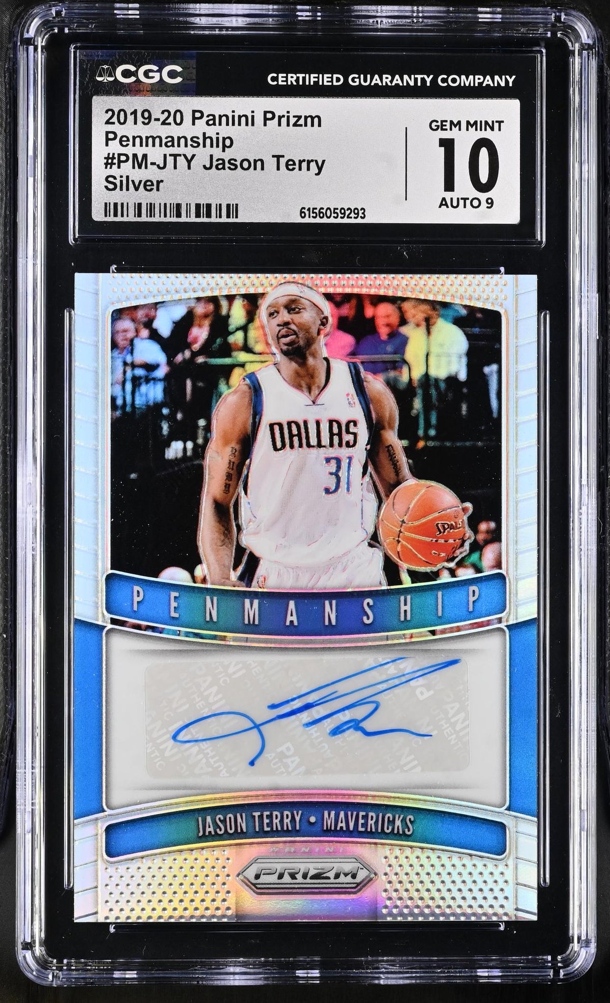 2019 Prizm #PM-JTY Jason Terry Penmanship CGC 10