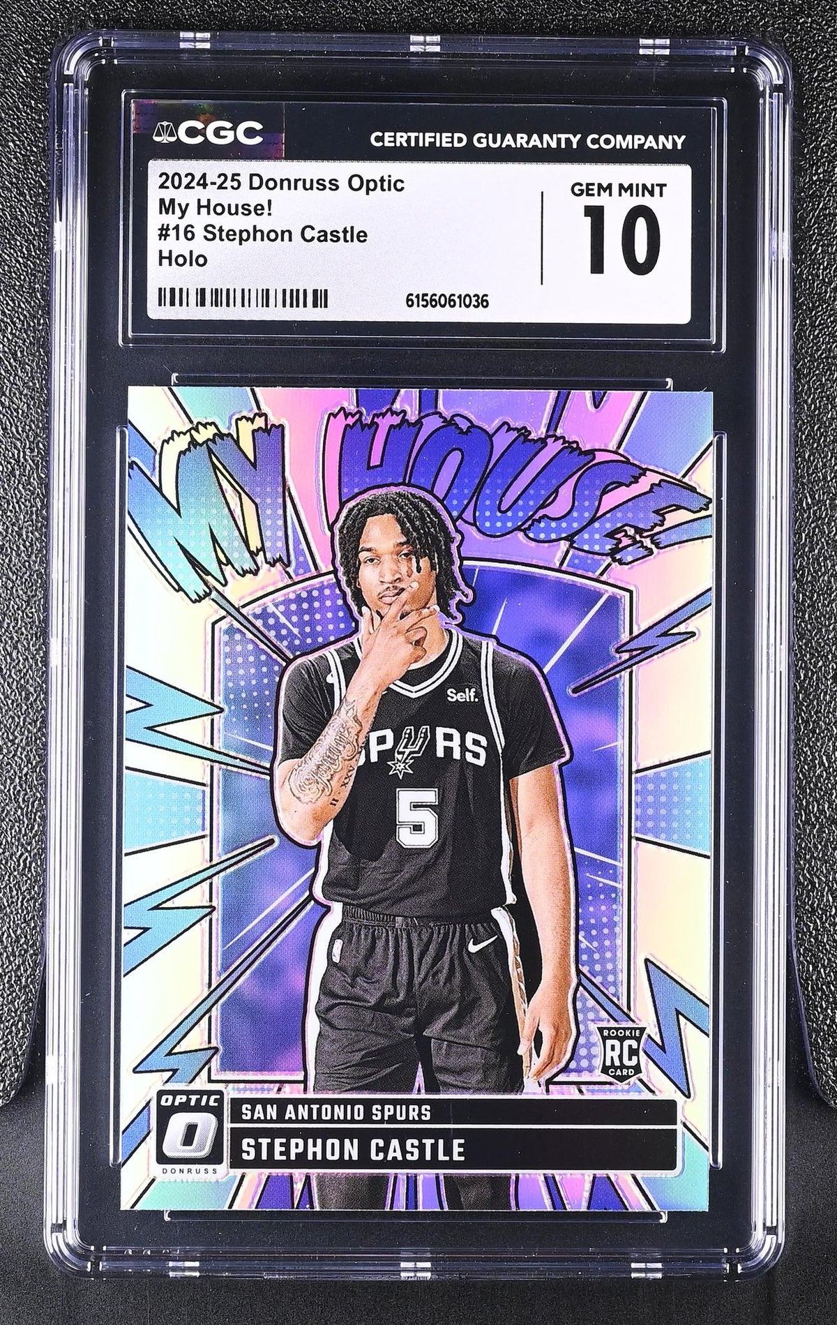 2024 Donruss Optic #16 Stephon Castle My House! CGC 10