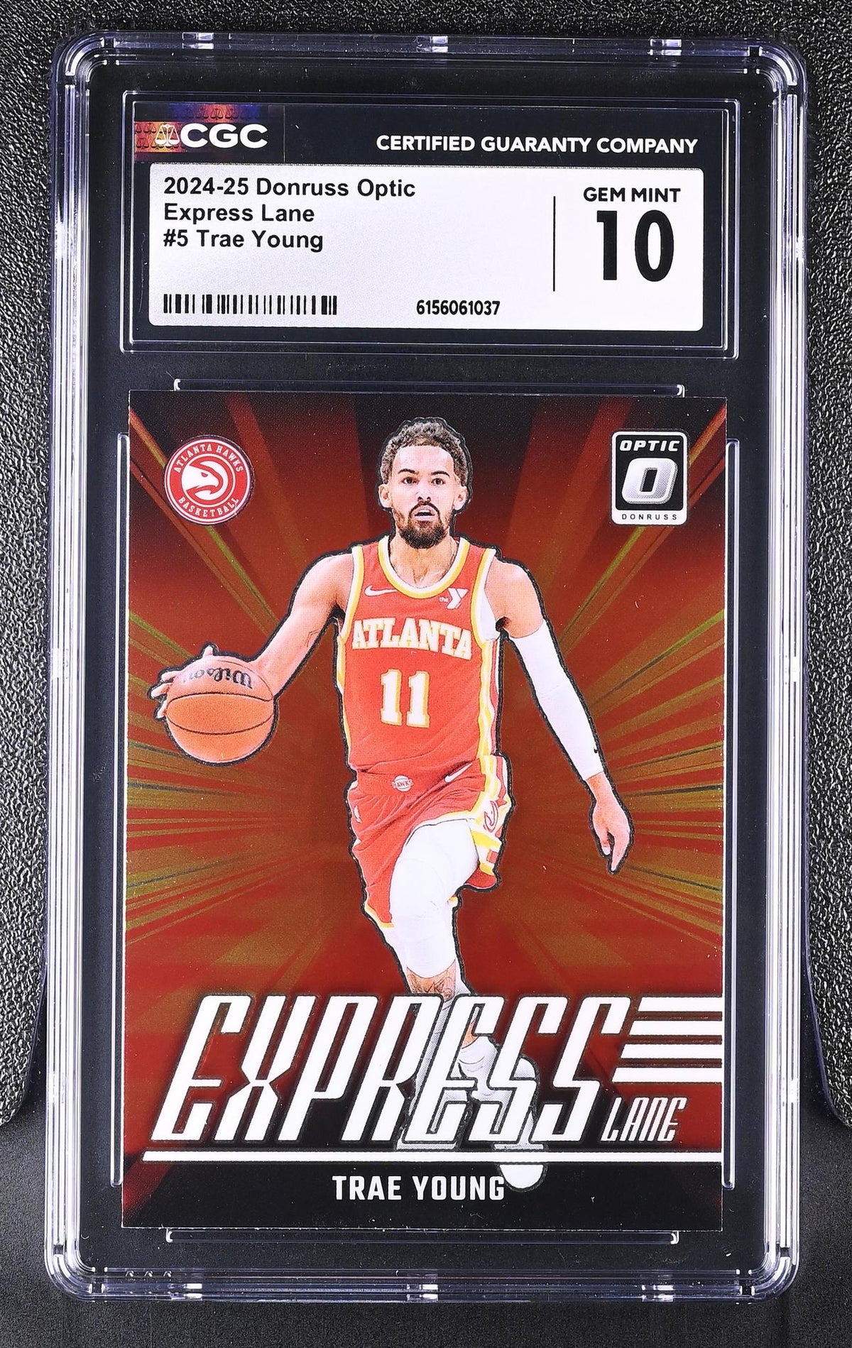 2024 Donruss Optic #5 Trae Young Express Lane CGC 10
