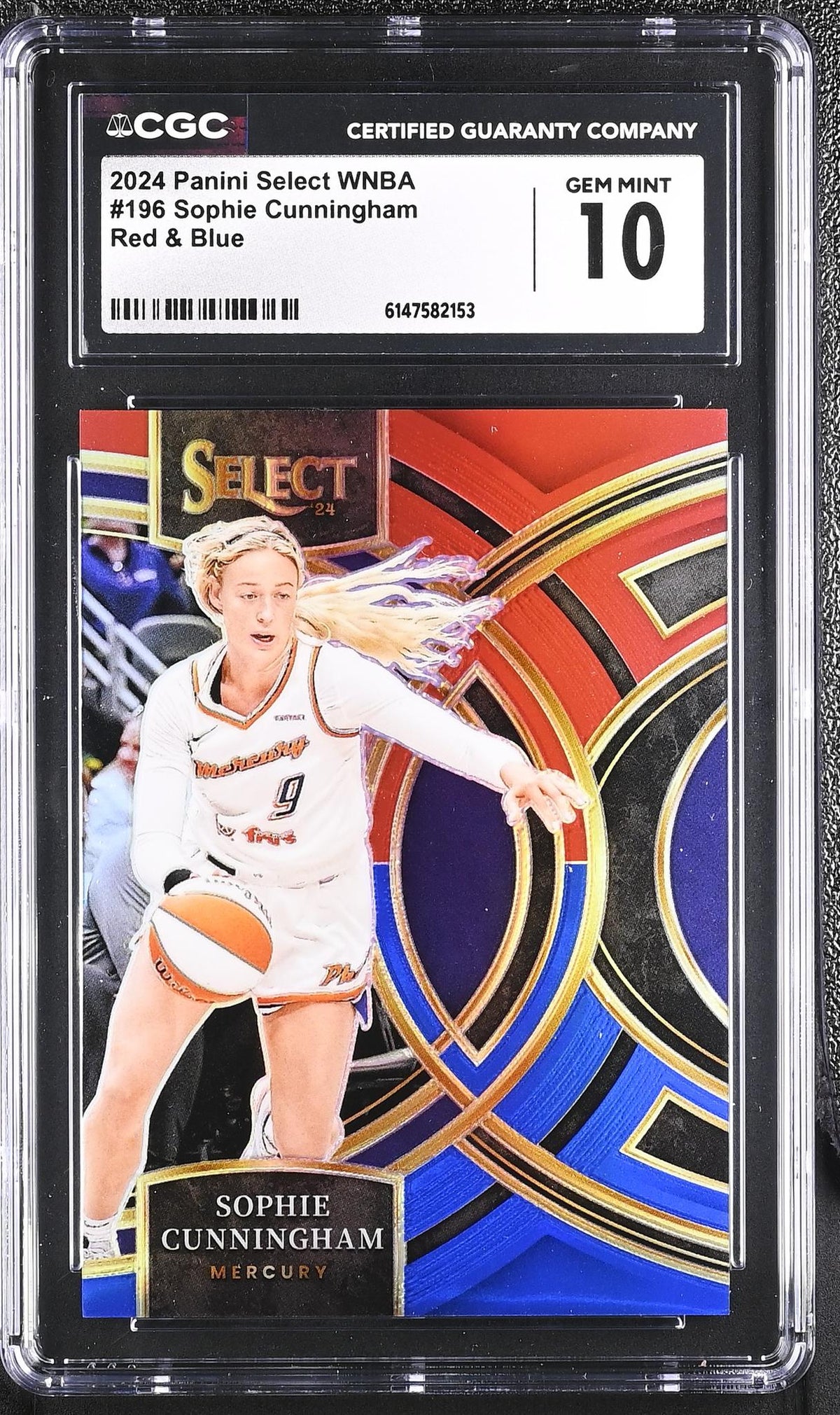 2024 Select #196 Sophie Cunningham Red & Blue CGC 10