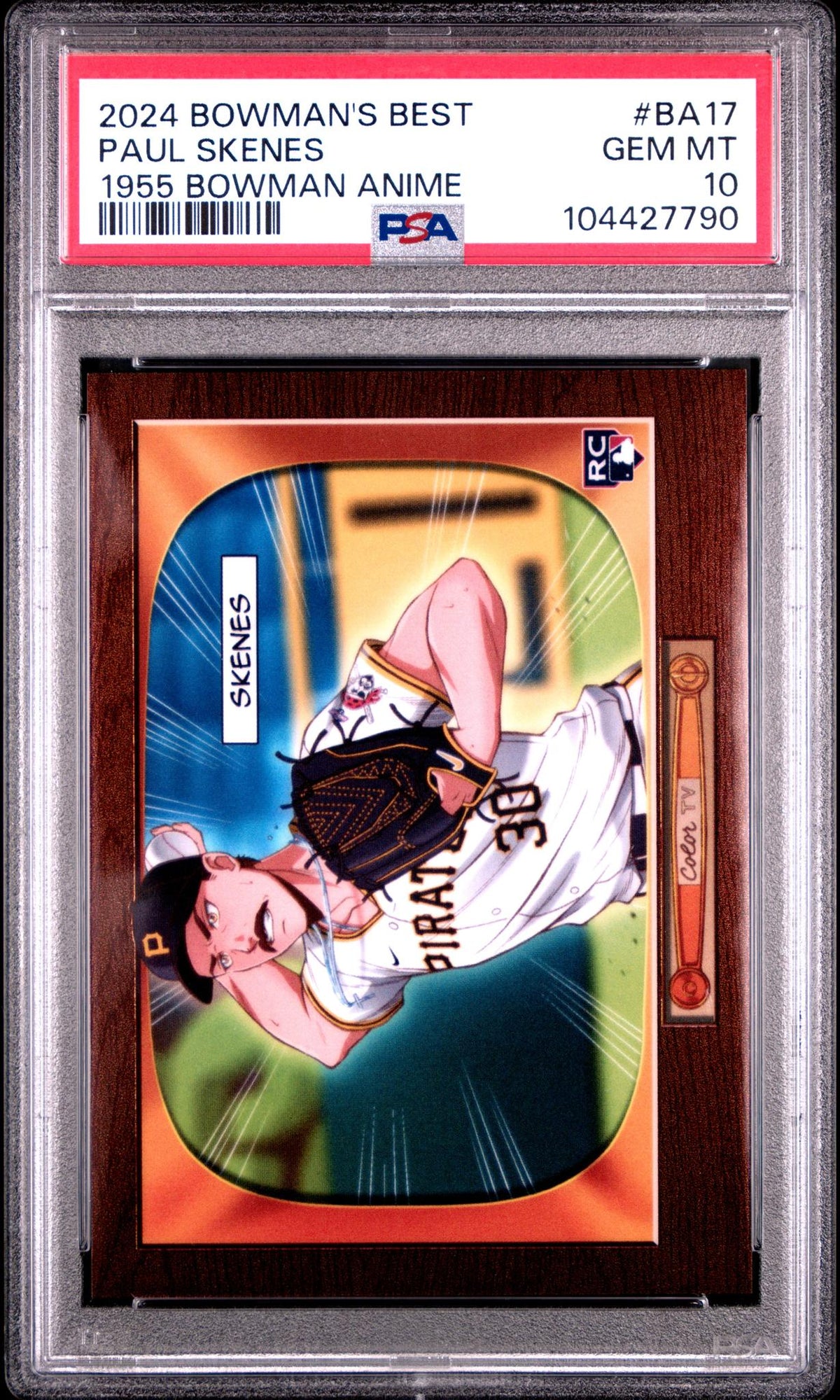 2024 Bowman’S Best 1955 Bowman Anime Paul Skenes #BA17 PSA 10