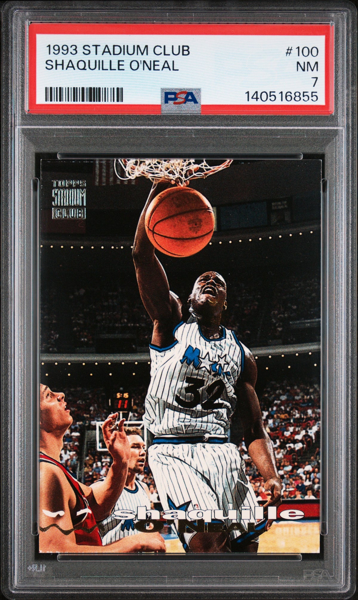 1993 Stadium Club Shaquille O'Neal #100 PSA 7