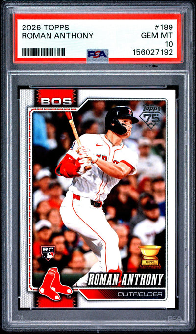 2026 Topps Roman Anthony #189 PSA 10