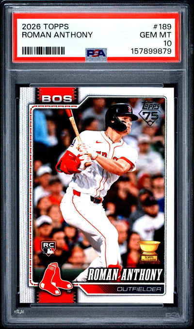 2026 Topps Roman Anthony #189 PSA 10