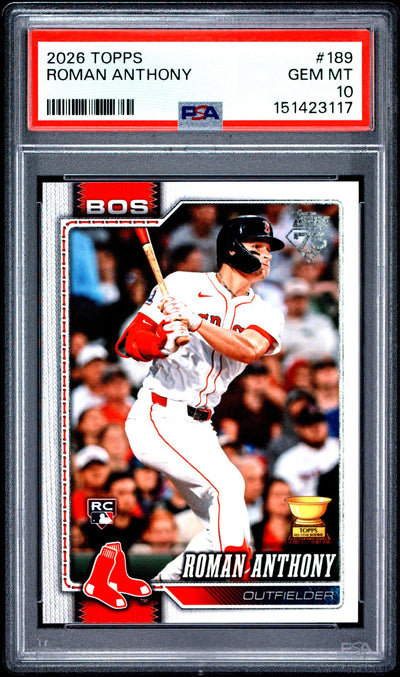 2026 Topps Roman Anthony #189 PSA 10