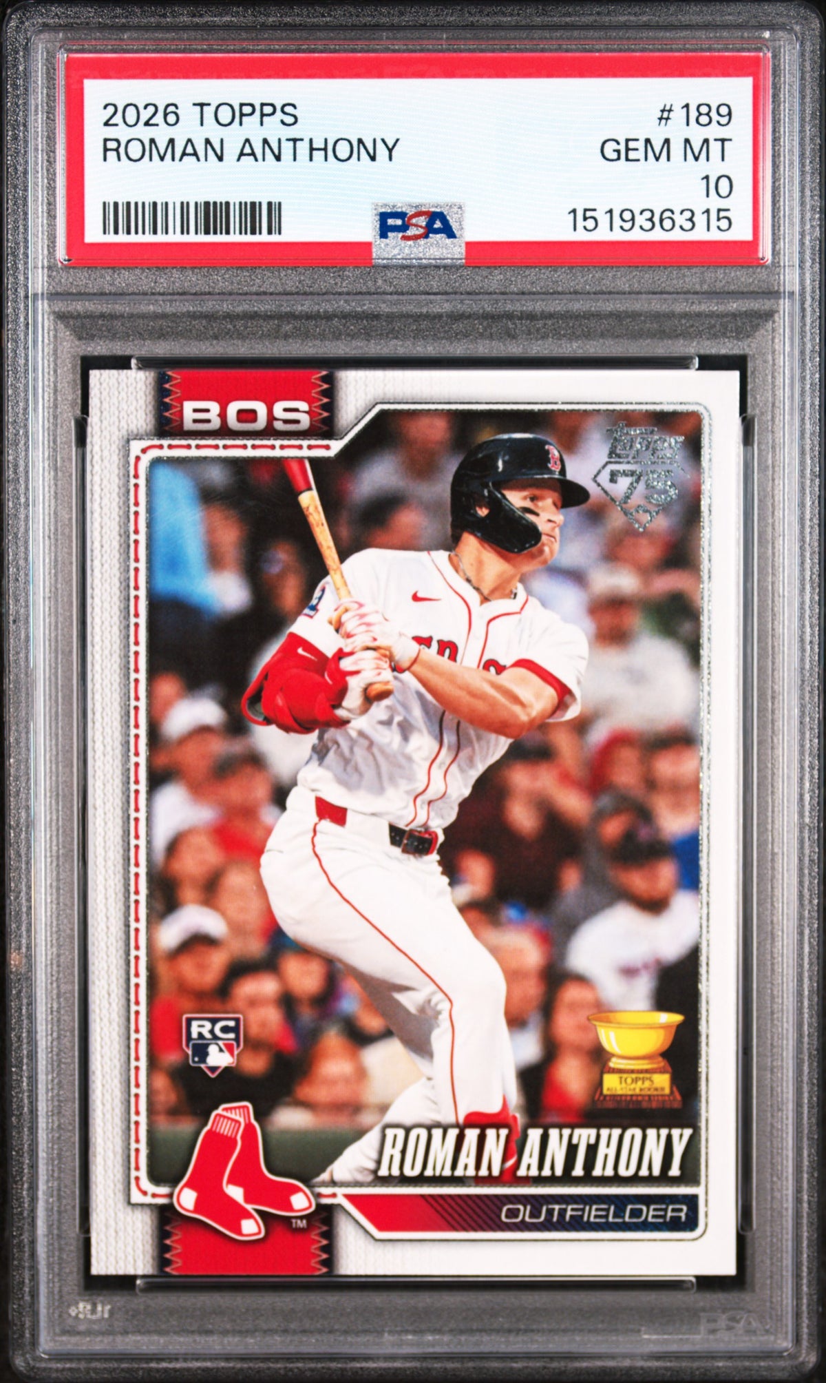 2026 Topps Roman Anthony #189 PSA 10