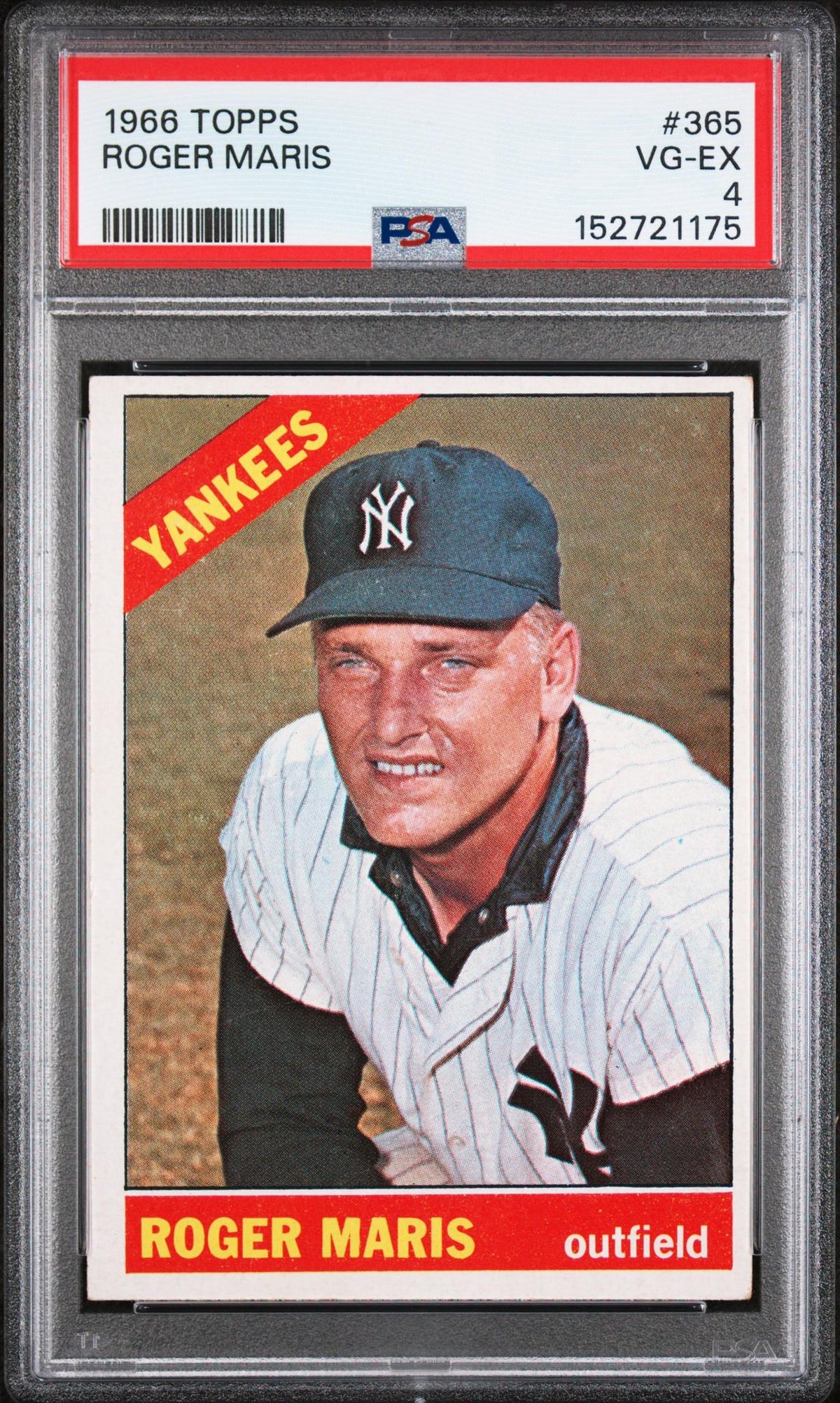1966 Topps Roger Maris #365 PSA 4