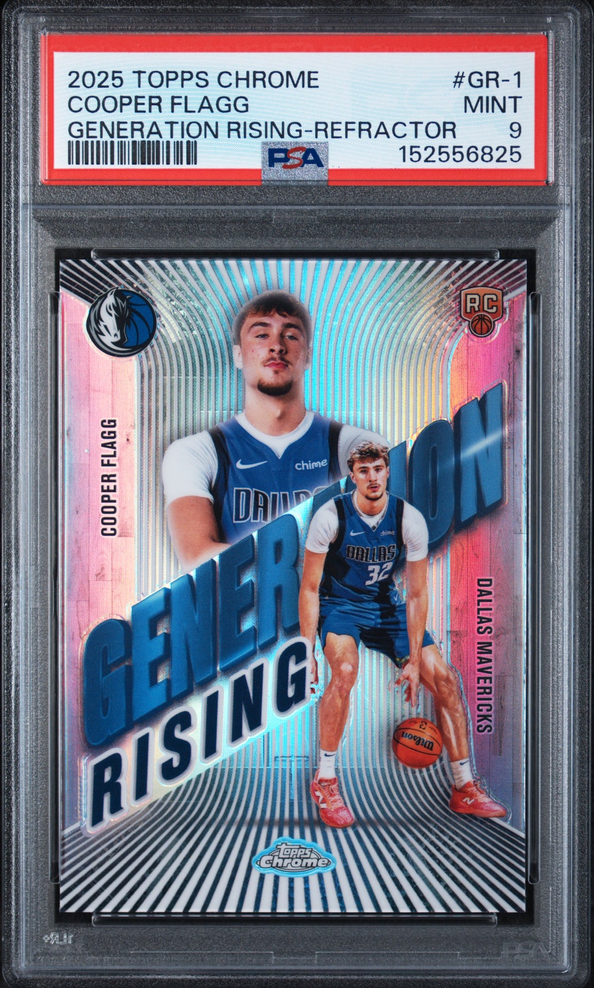 2025 Topps Chrome Refractor Cooper Flagg #GR-1 PSA 9