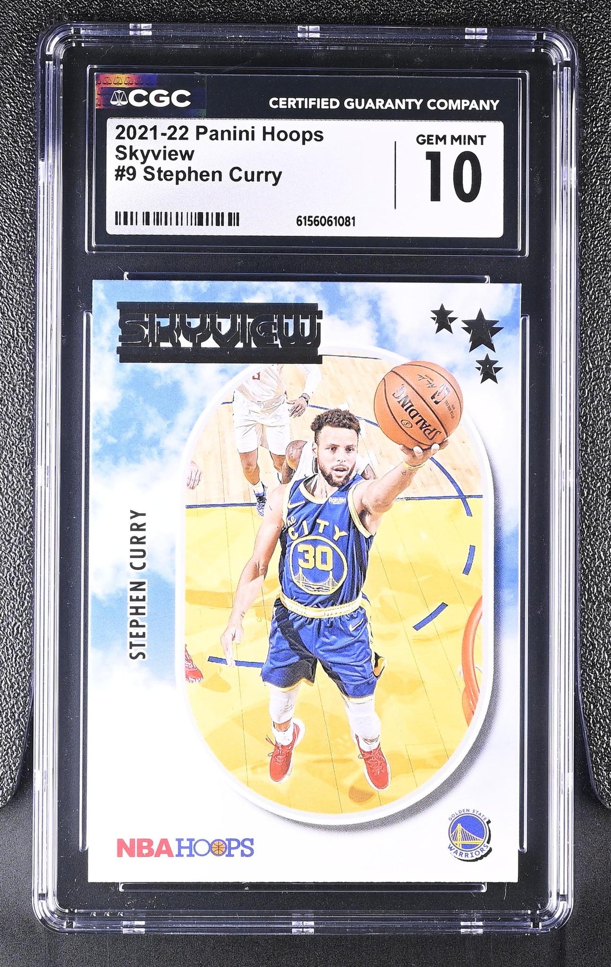 2021 Hoops #9 Stephen Curry Skyview CGC 10