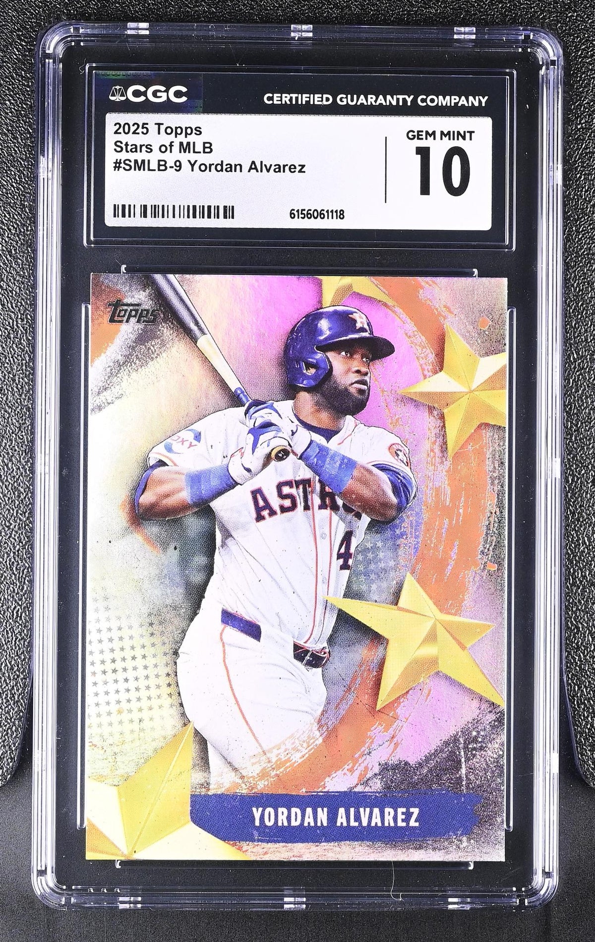 2025 #SMLB-9 Yordan Alvarez Stars of MLB CGC 10
