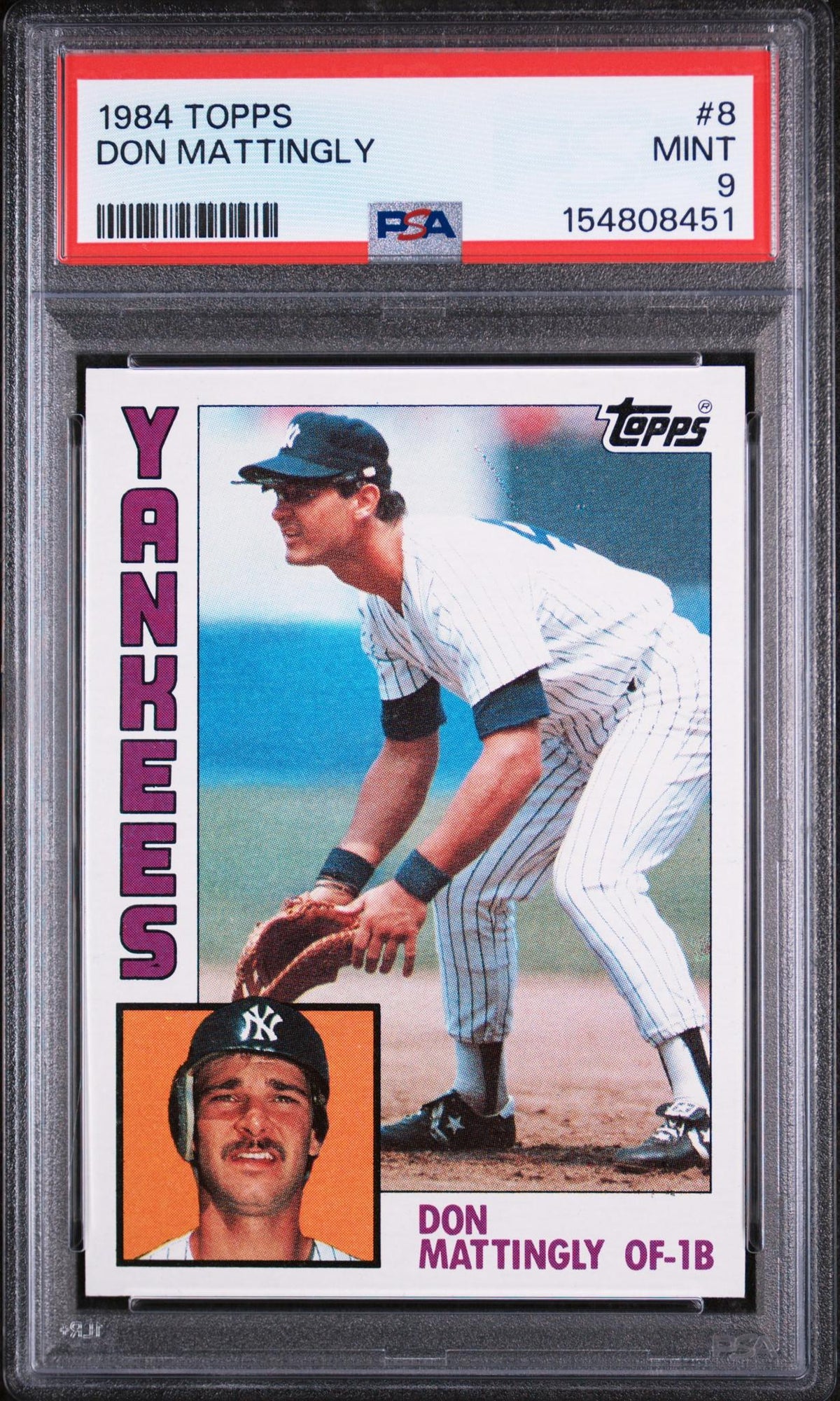 1984 Topps Don Mattingly #8 PSA 9