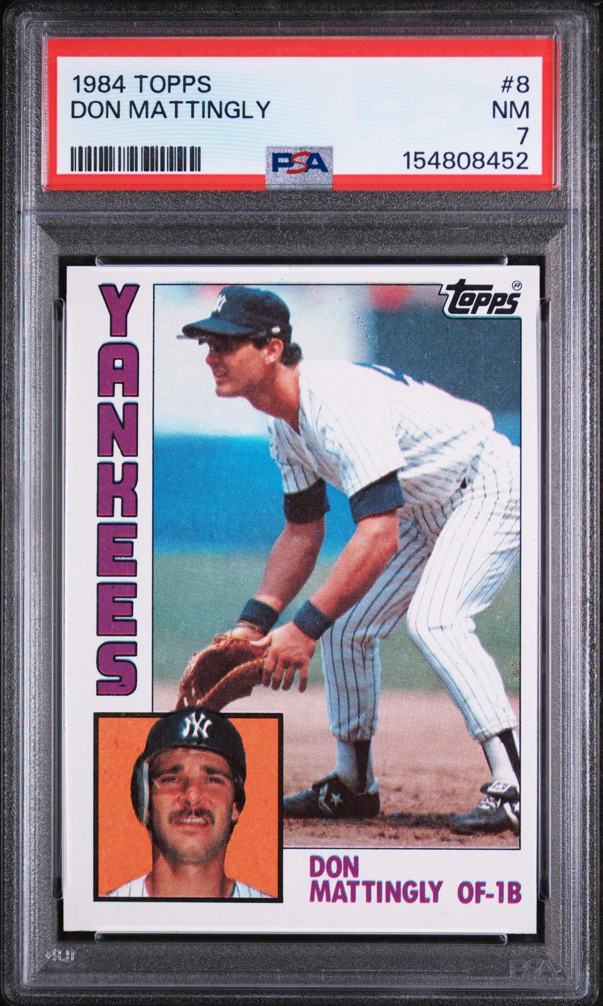 1984 Topps Don Mattingly #8 PSA 7