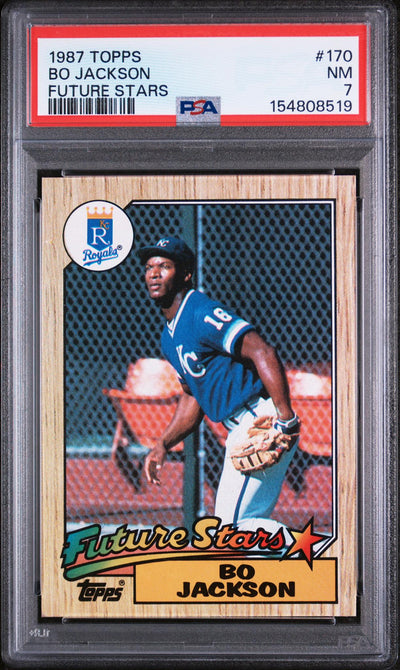 1987 Topps Future Stars Bo Jackson #170 PSA 7