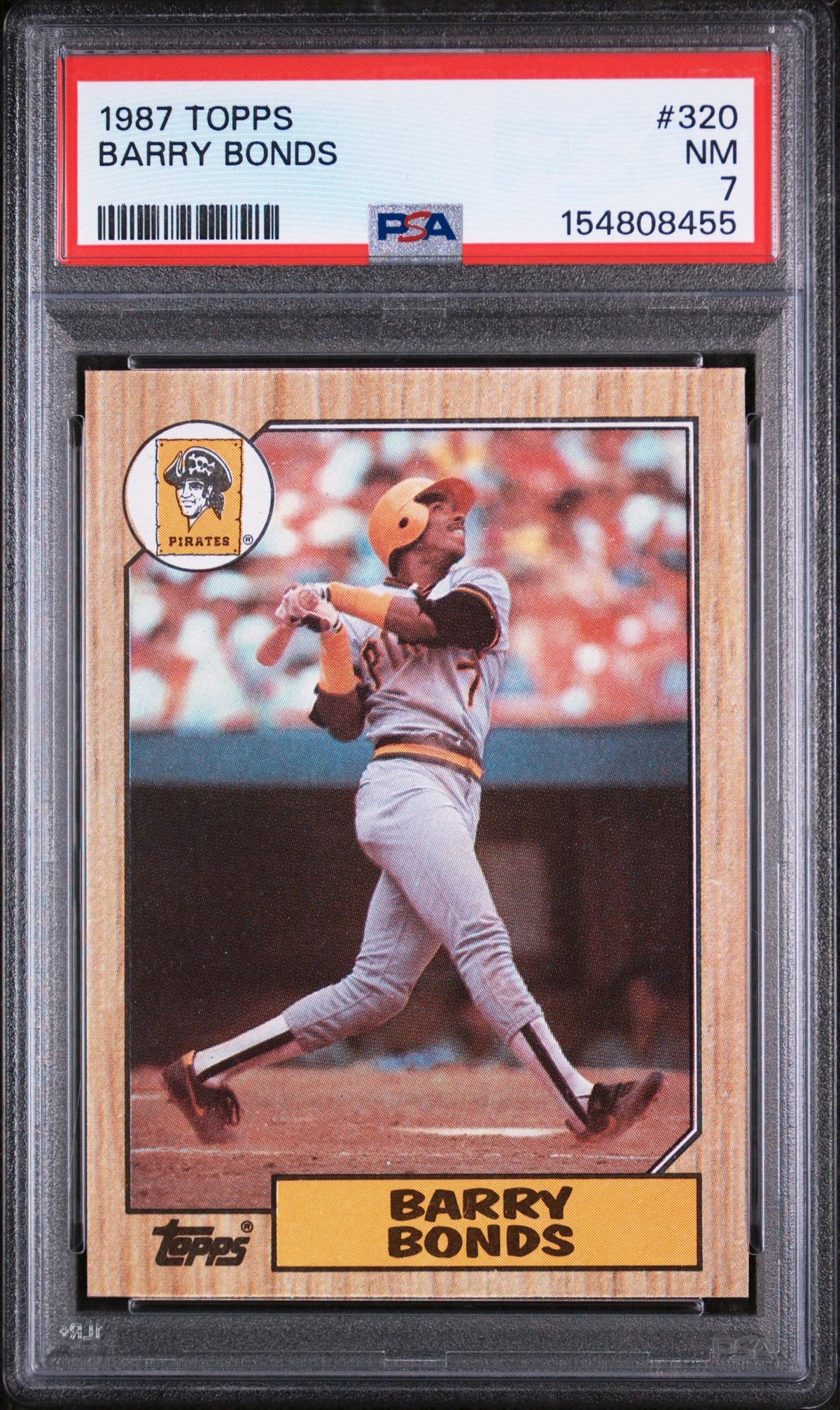 1987 Topps Barry Bonds #320 PSA 7