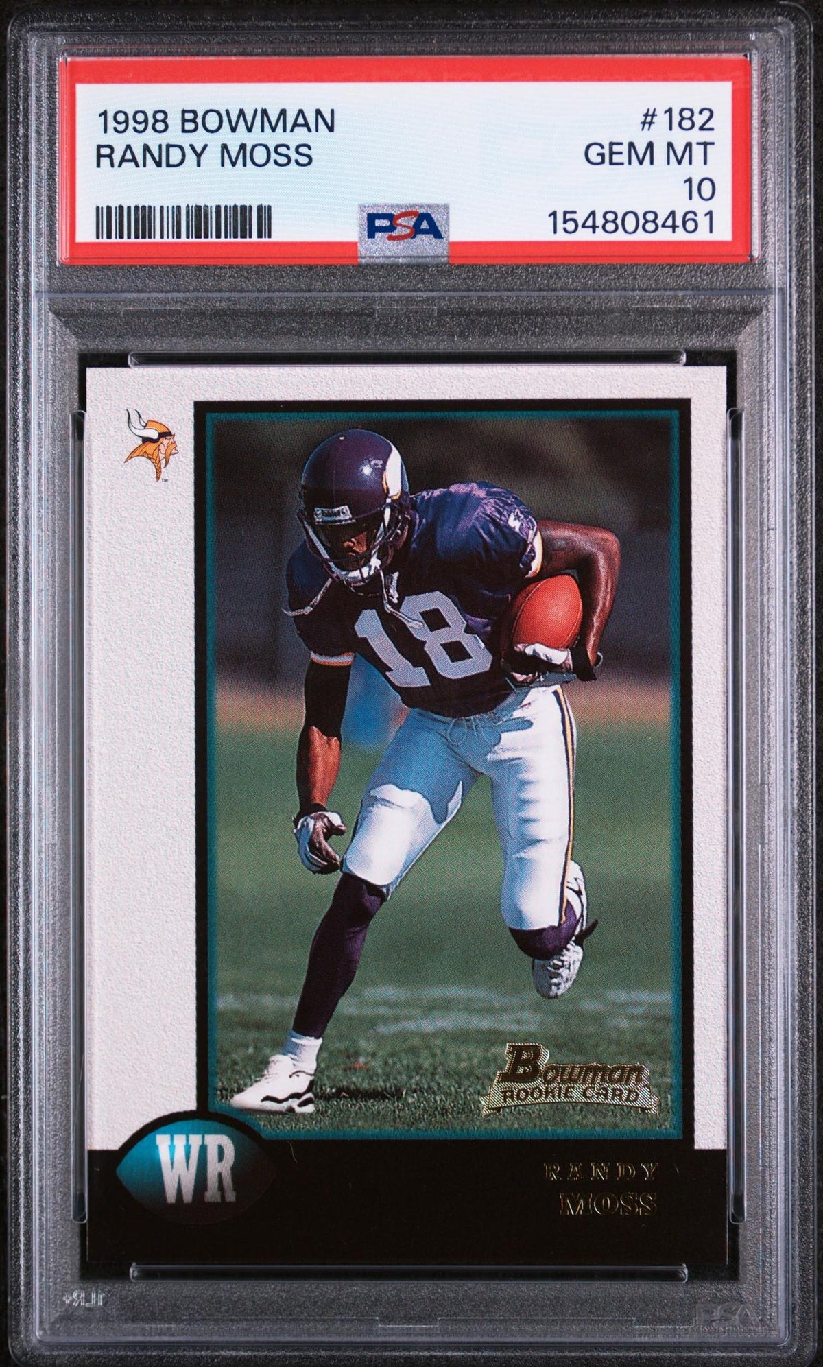 1998 Bowman Randy Moss #182 PSA 10