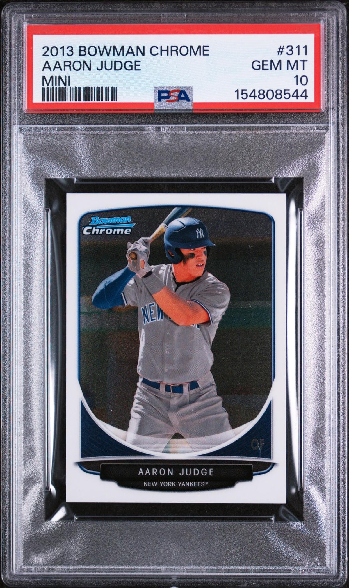 2013 Bowman Chrome Mini Aaron Judge #311 PSA 10