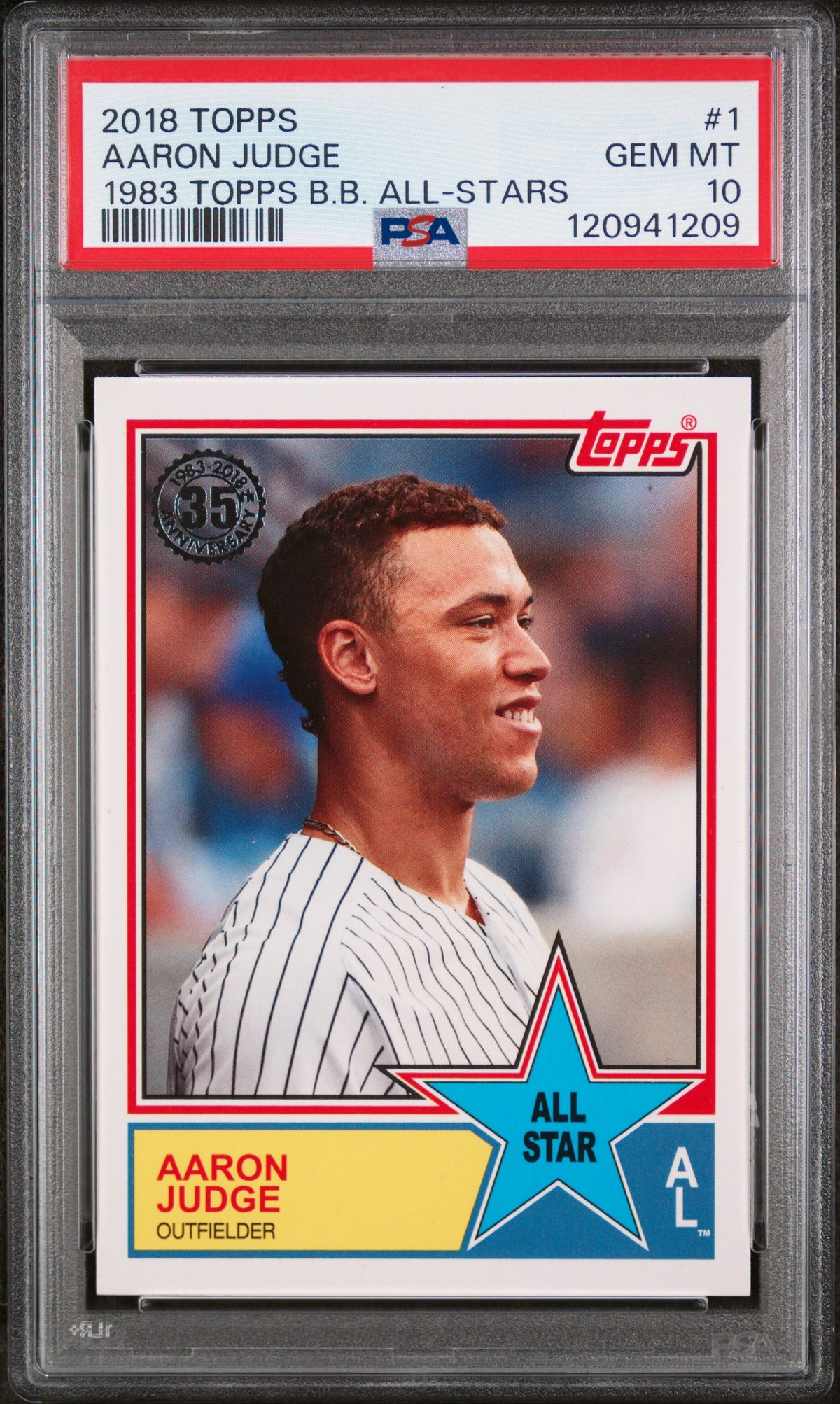 2018 Topps '83 All Stars Aaron Judge #83AS1 PSA 10