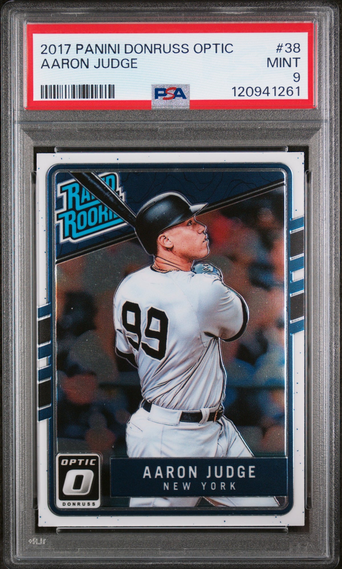 2017 Donruss Optic Rated Rookie Aaron Judge #38 PSA 9